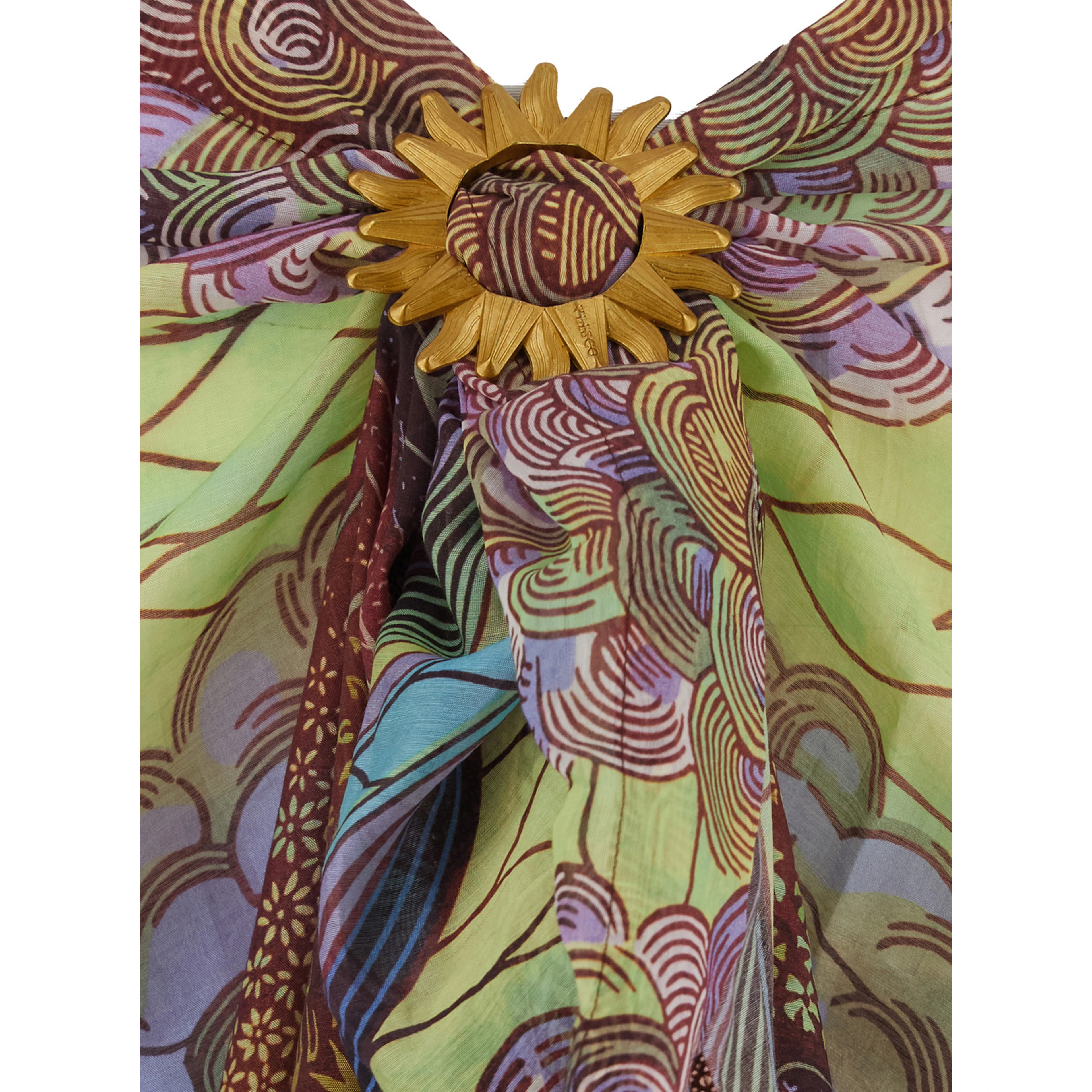 Lido Skirt with multicolored print and Tech Fabric, multicolor, woman
