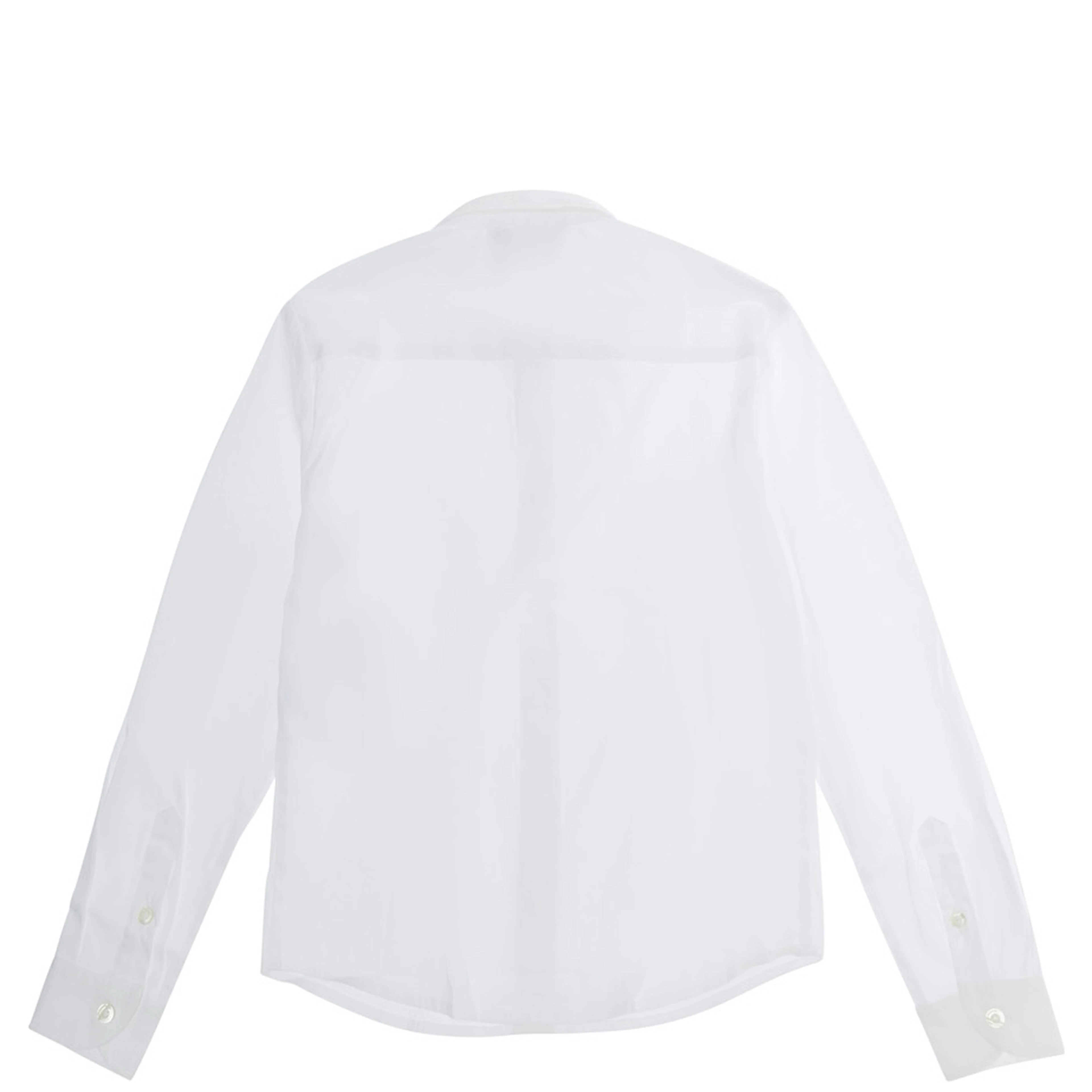 White Shirt Emporio Armani Kids in high-quality fabric for boys and girls
