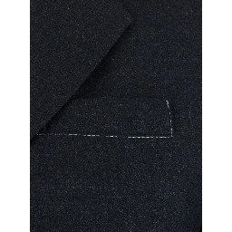 Farrah Grey Single-breasted Jacket with Notched revers in wool blend for women