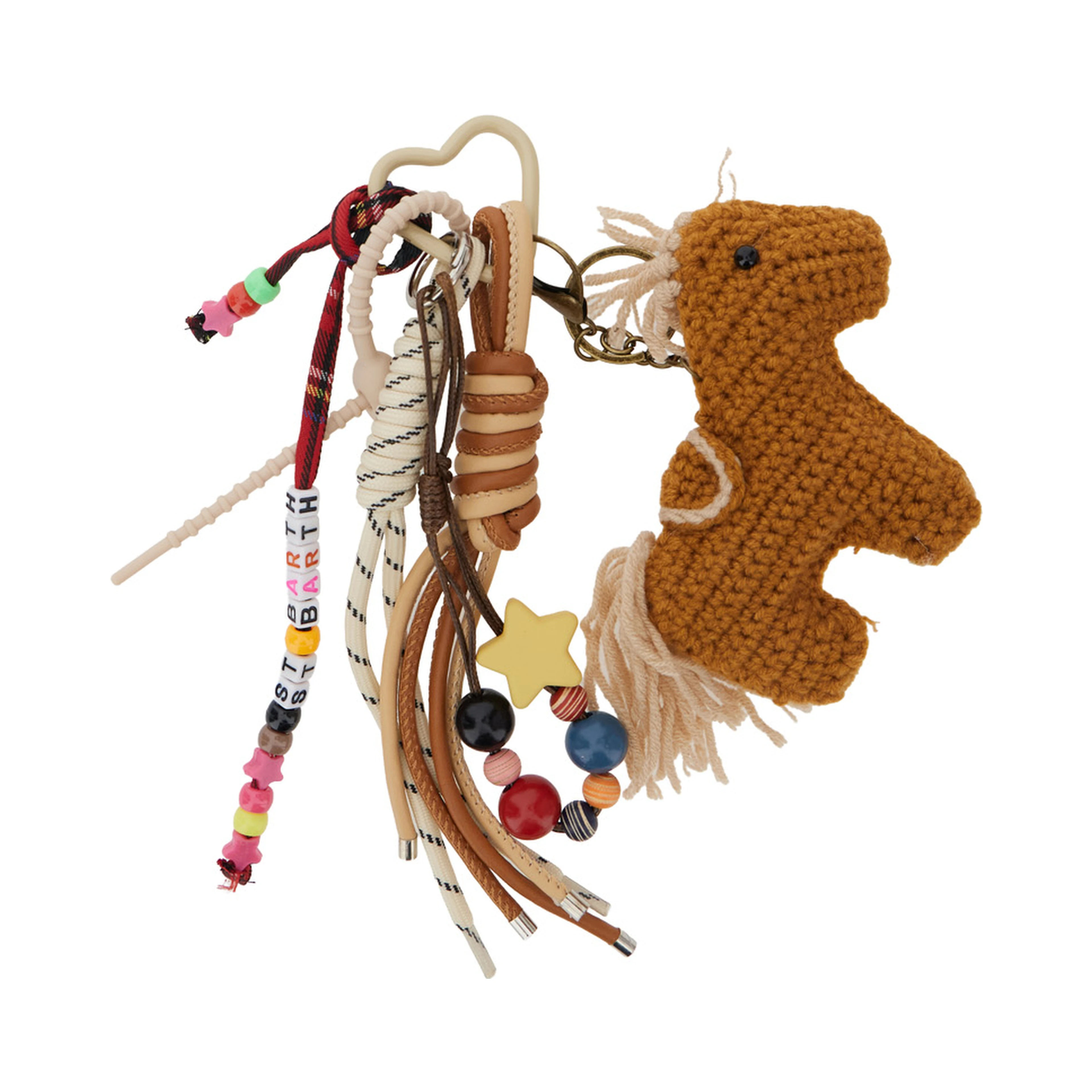 FUNNY CHARM with multicolored details in Tech Fabric and metal alloy for children