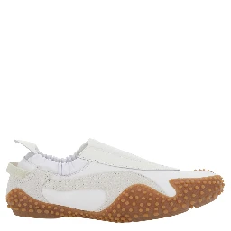 MOSTRO MOOVE - White Sneakers with Colorful Details - Leather - Men