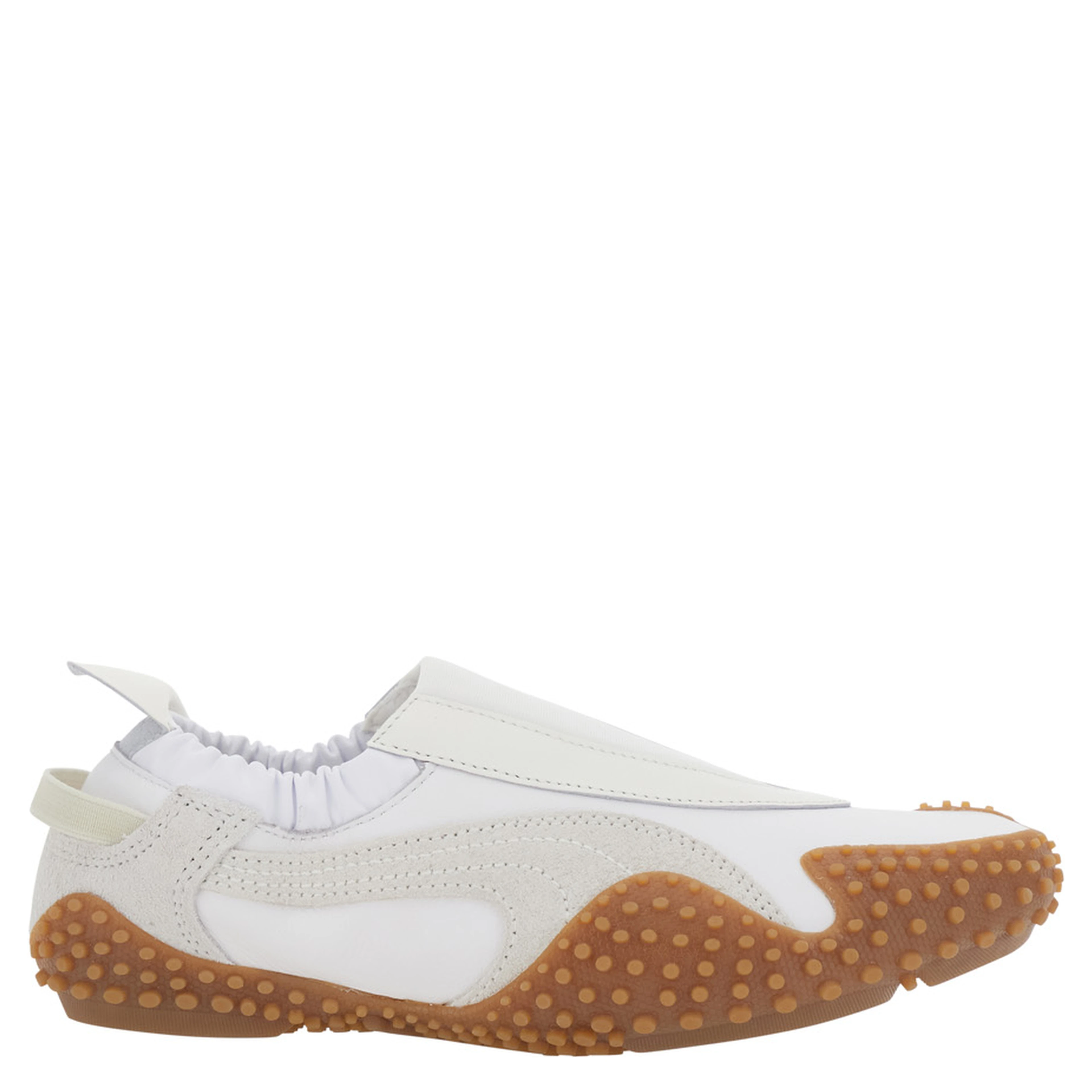 MOSTRO MOOVE - White Sneakers with Colorful Details - Leather - Men