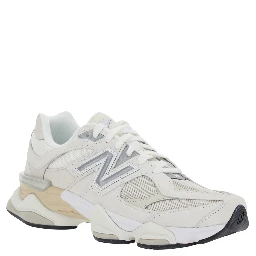 9060 White Sneaker with Logo on the Side and Chunky Sole in Unisex