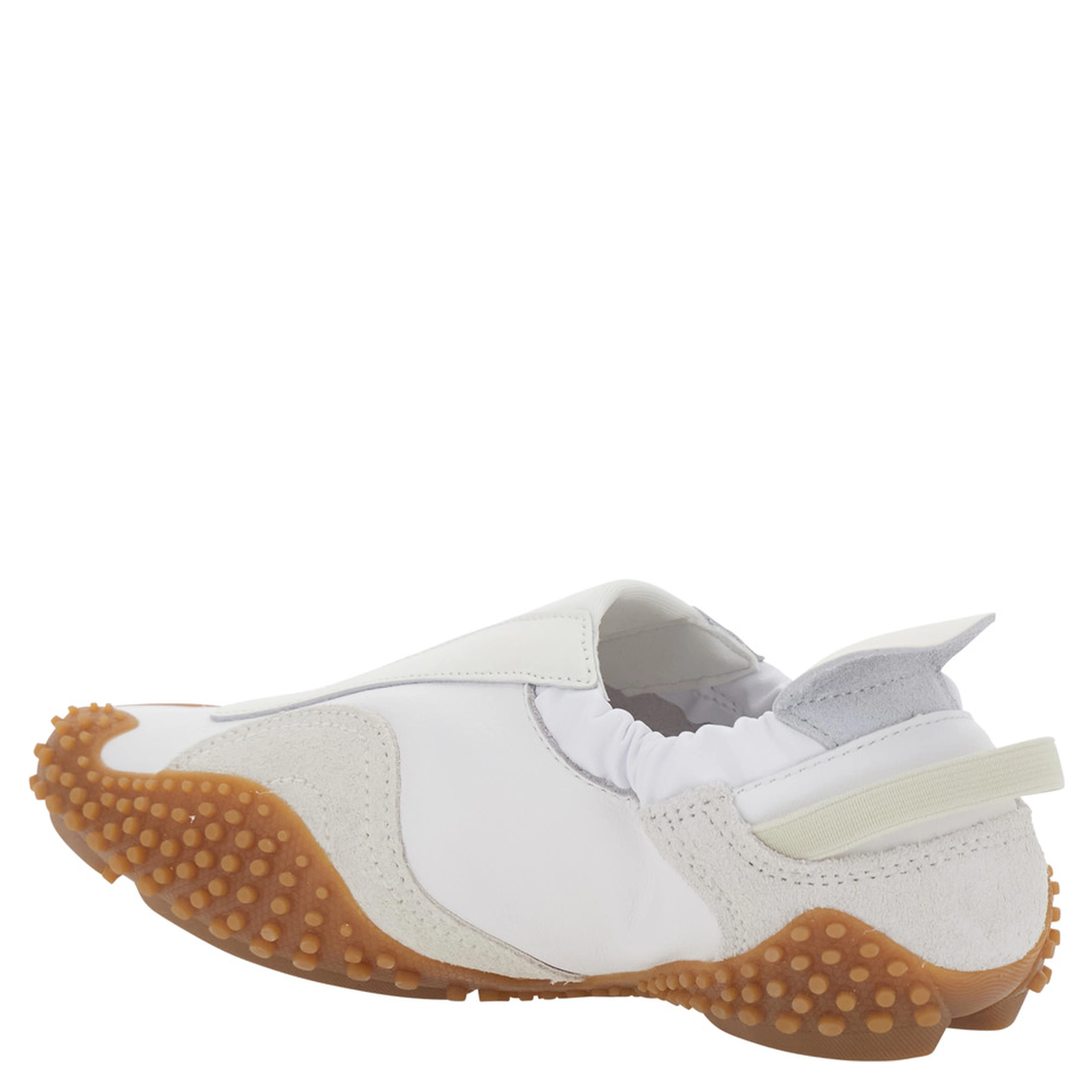 MOSTRO MOOVE - White Sneakers with Colorful Details - Leather - Men