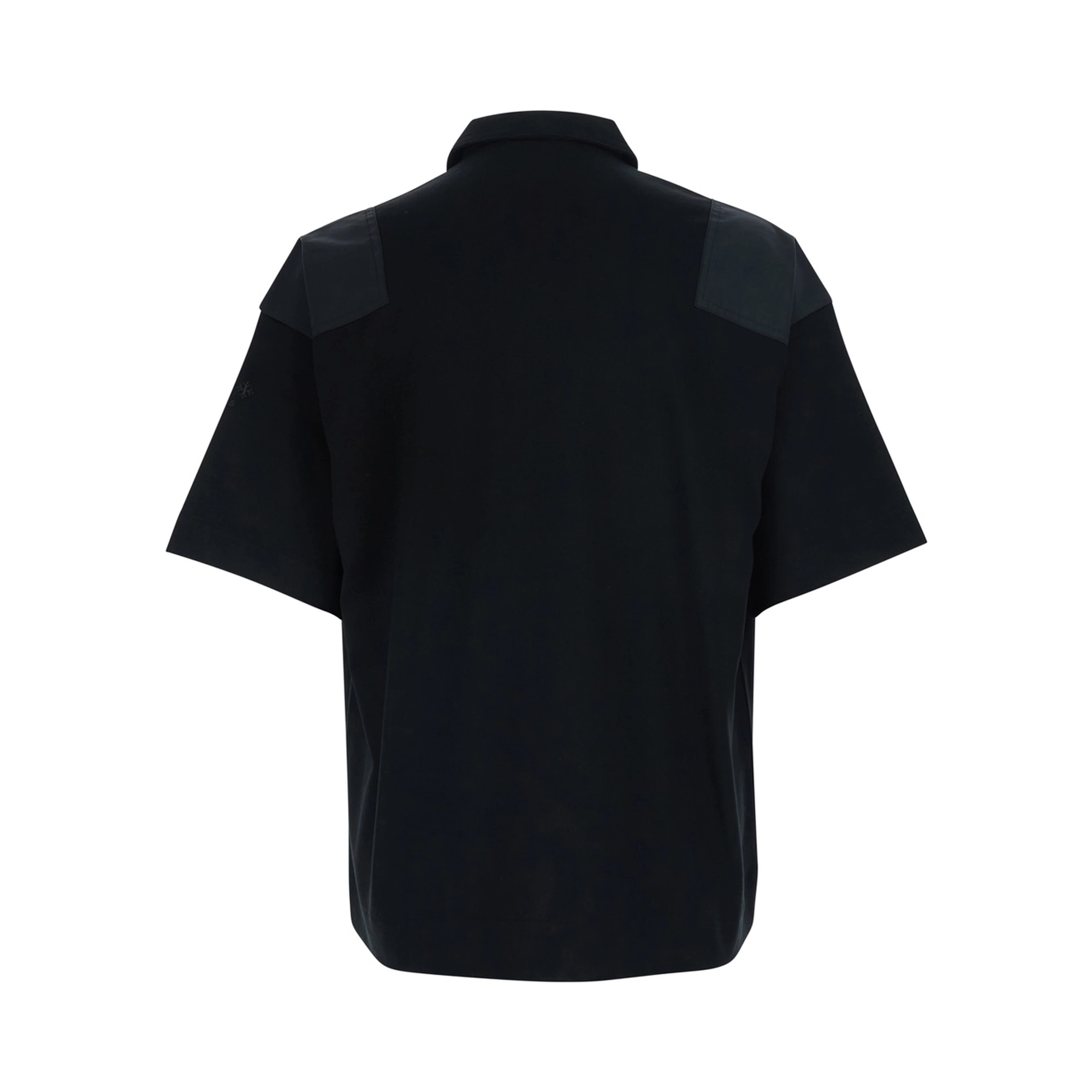 Black T-Shirt TELEMO with Round Neck and Short Sleeves for Men