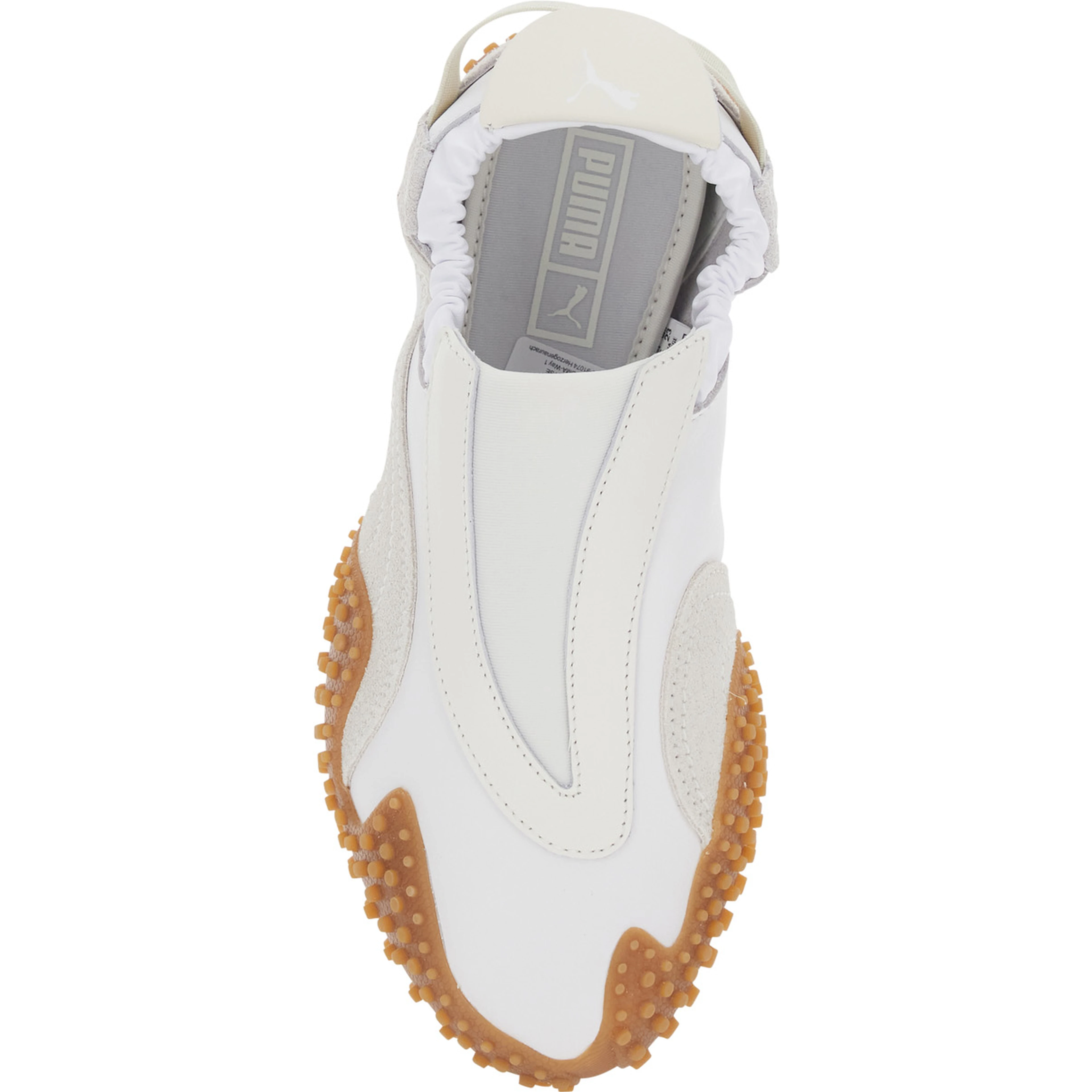 MOSTRO MOOVE - White Sneakers with Colorful Details - Leather - Men
