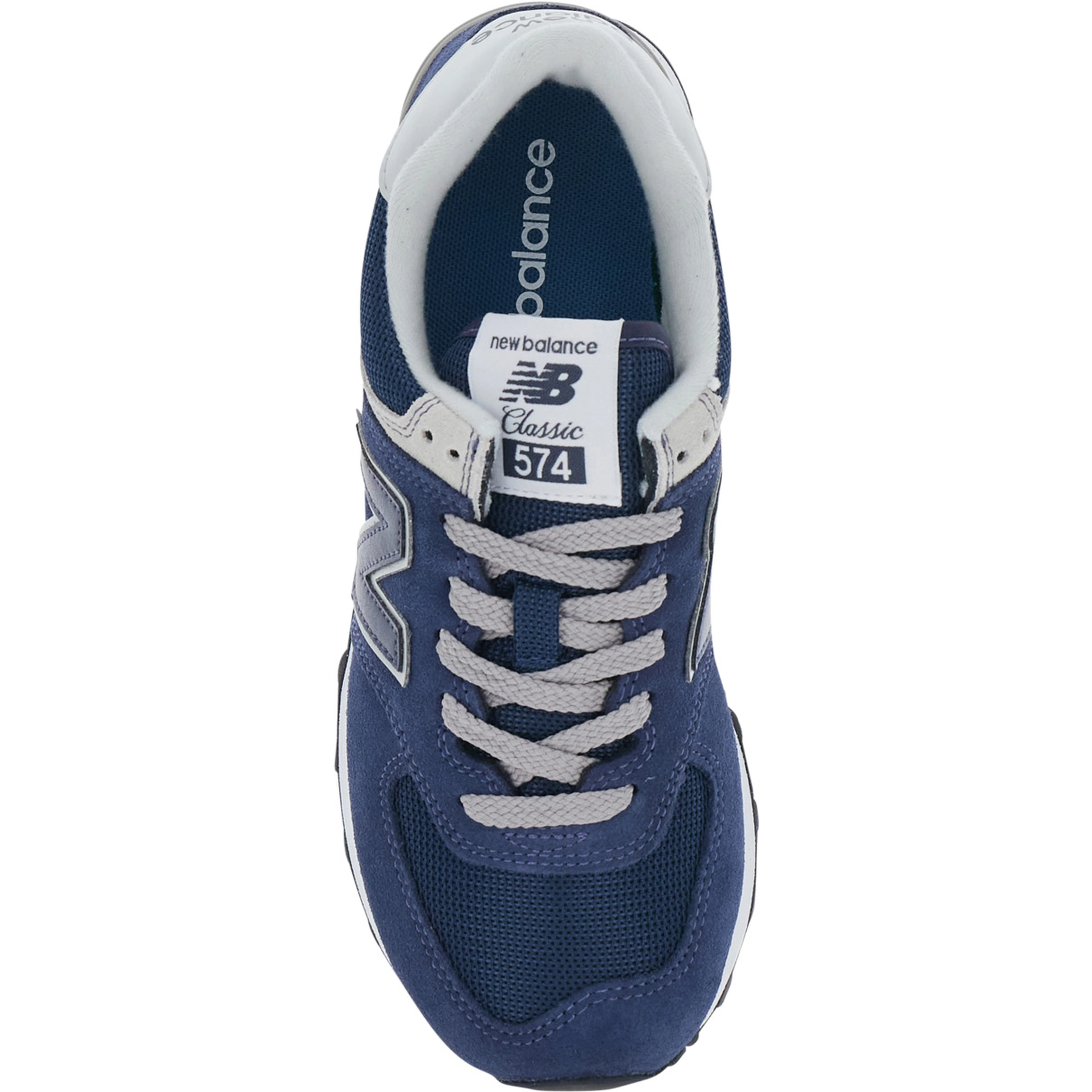 Blue Low Top Sneakers with Logo Patch on the Tongue and Maxi Logo Patch on the Side in Leather and Fabric for Women