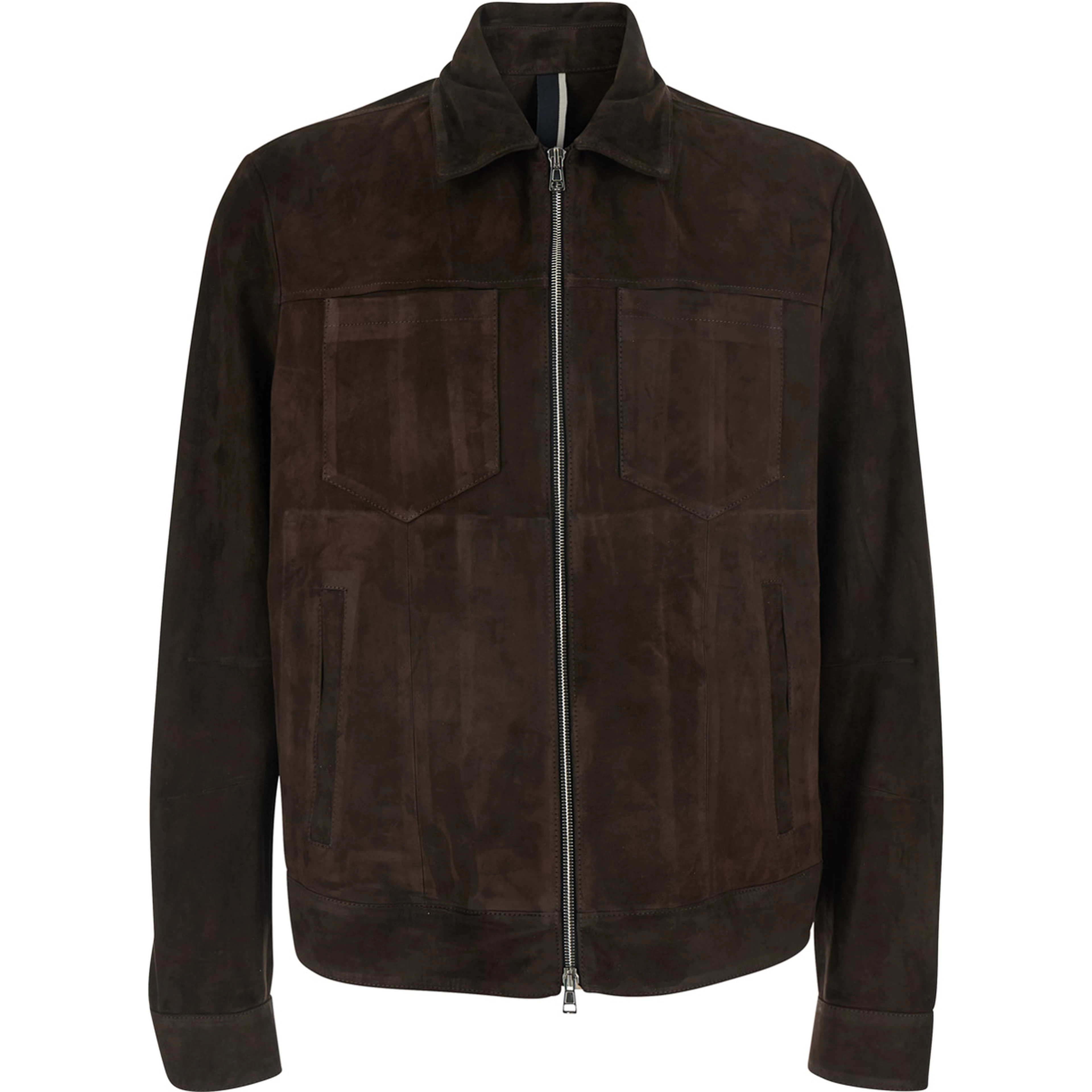 SUEDE BOMBER - Jackets - Brown - Men