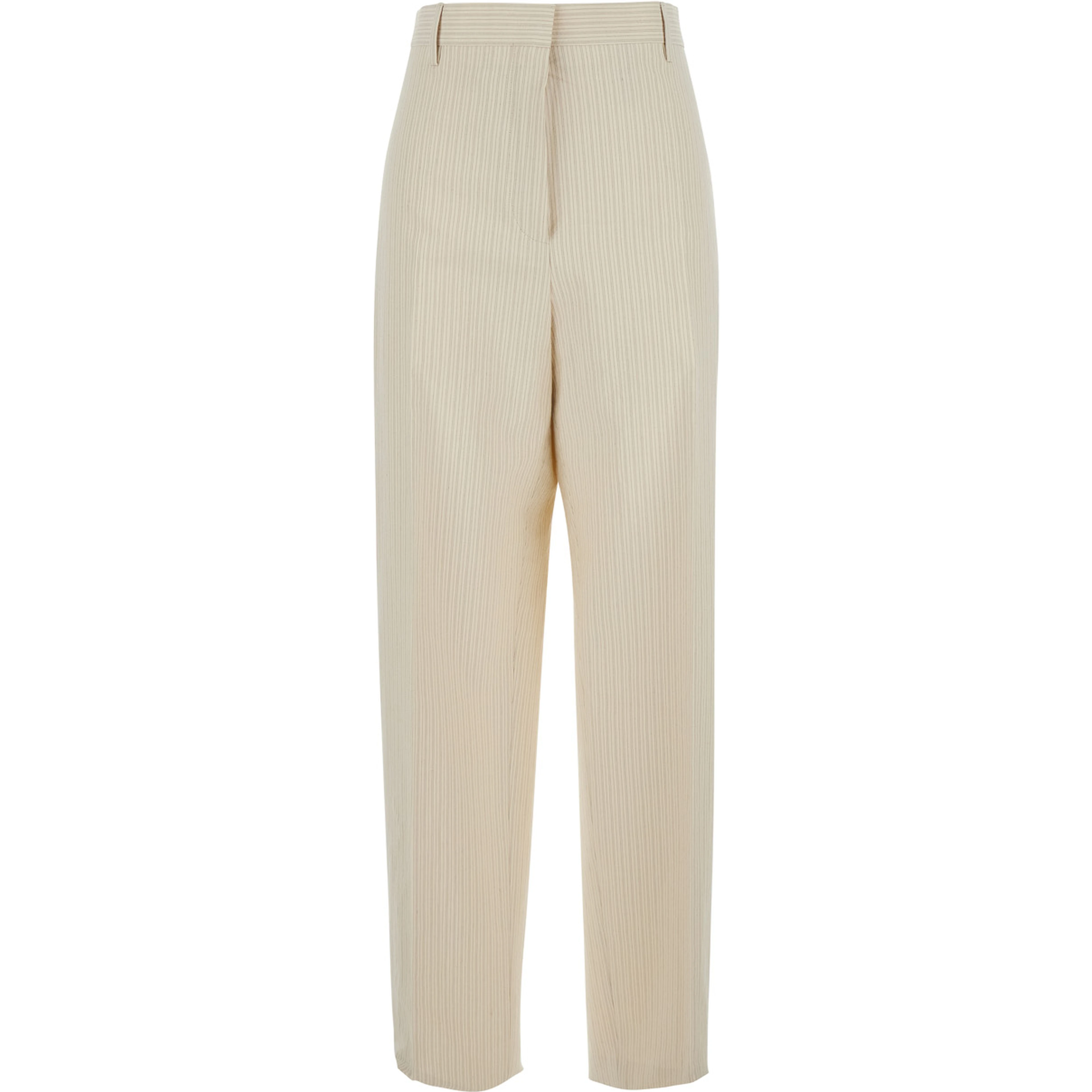 Beige Pilar Pants with Side Pockets for Men