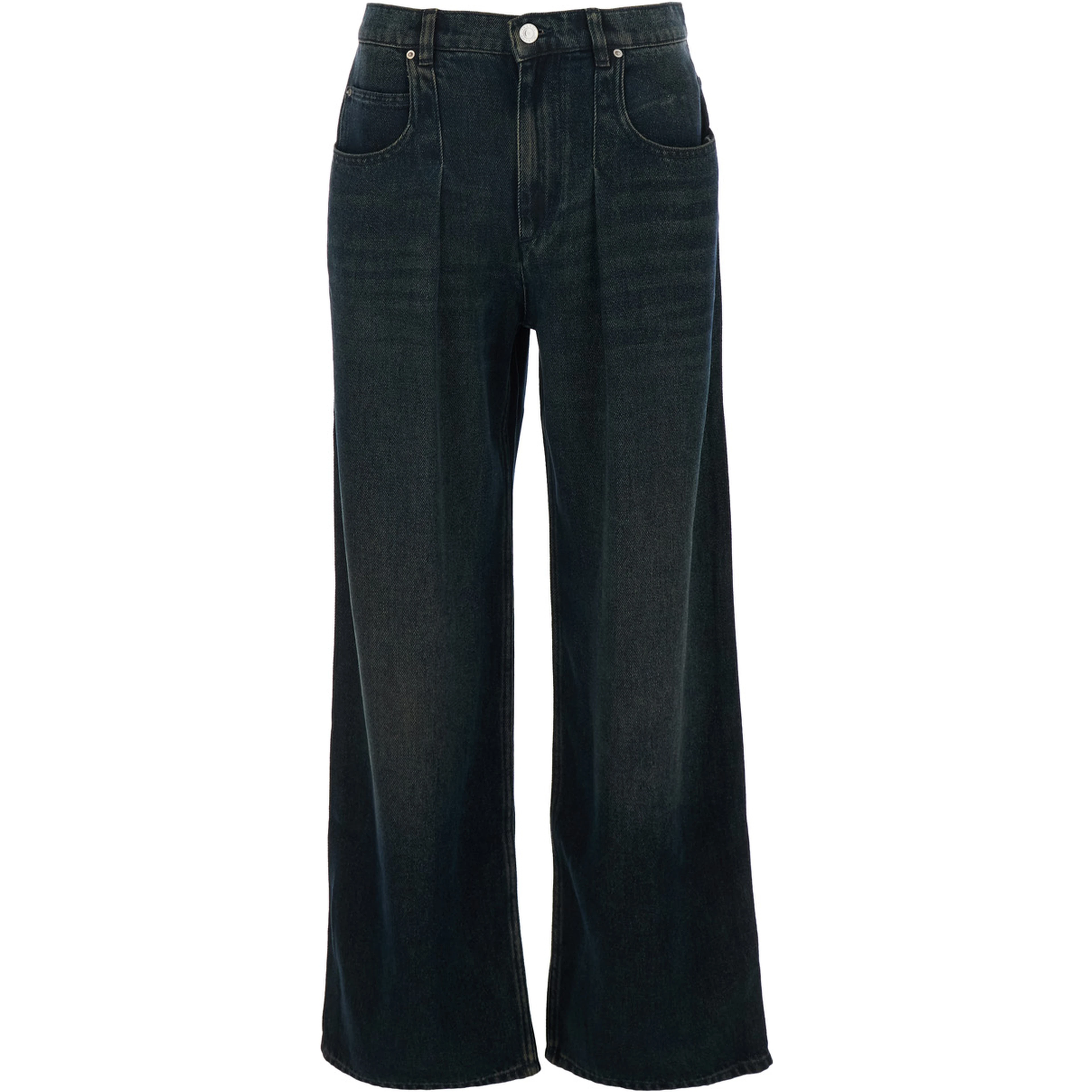 Rodayna Blue Jeans with Logo Patch on the Rear  in Denim Woman