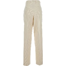 Beige Pilar Pants with Side Pockets for Men