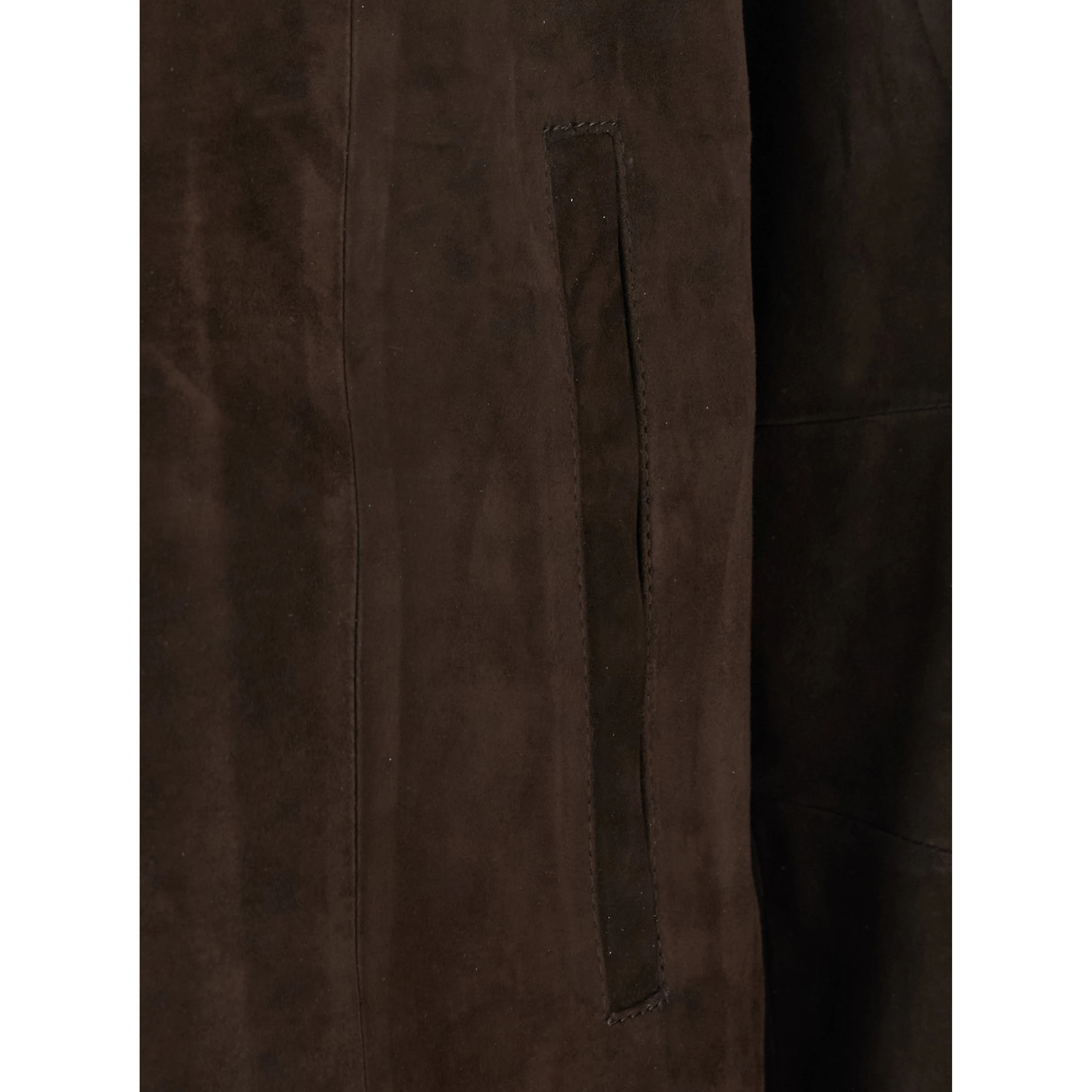 SUEDE BOMBER - Jackets - Brown - Men