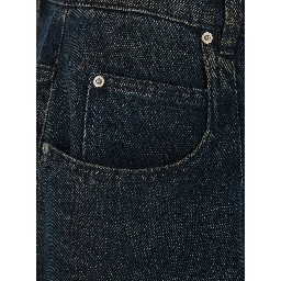 Rodayna Blue Jeans with Logo Patch on the Rear  in Denim Woman