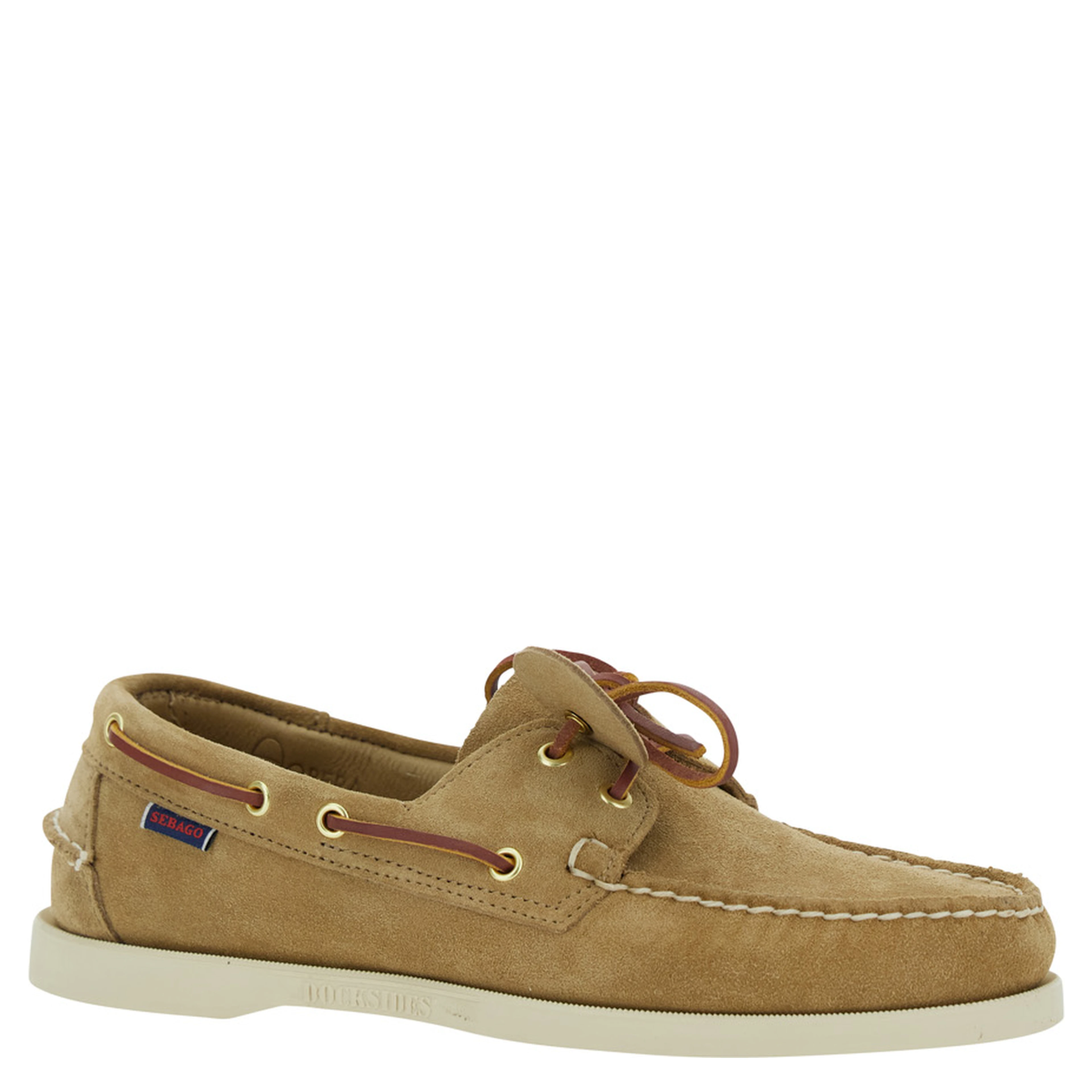 Portland Loafers Beige with Rounded Toe in Leather for Men