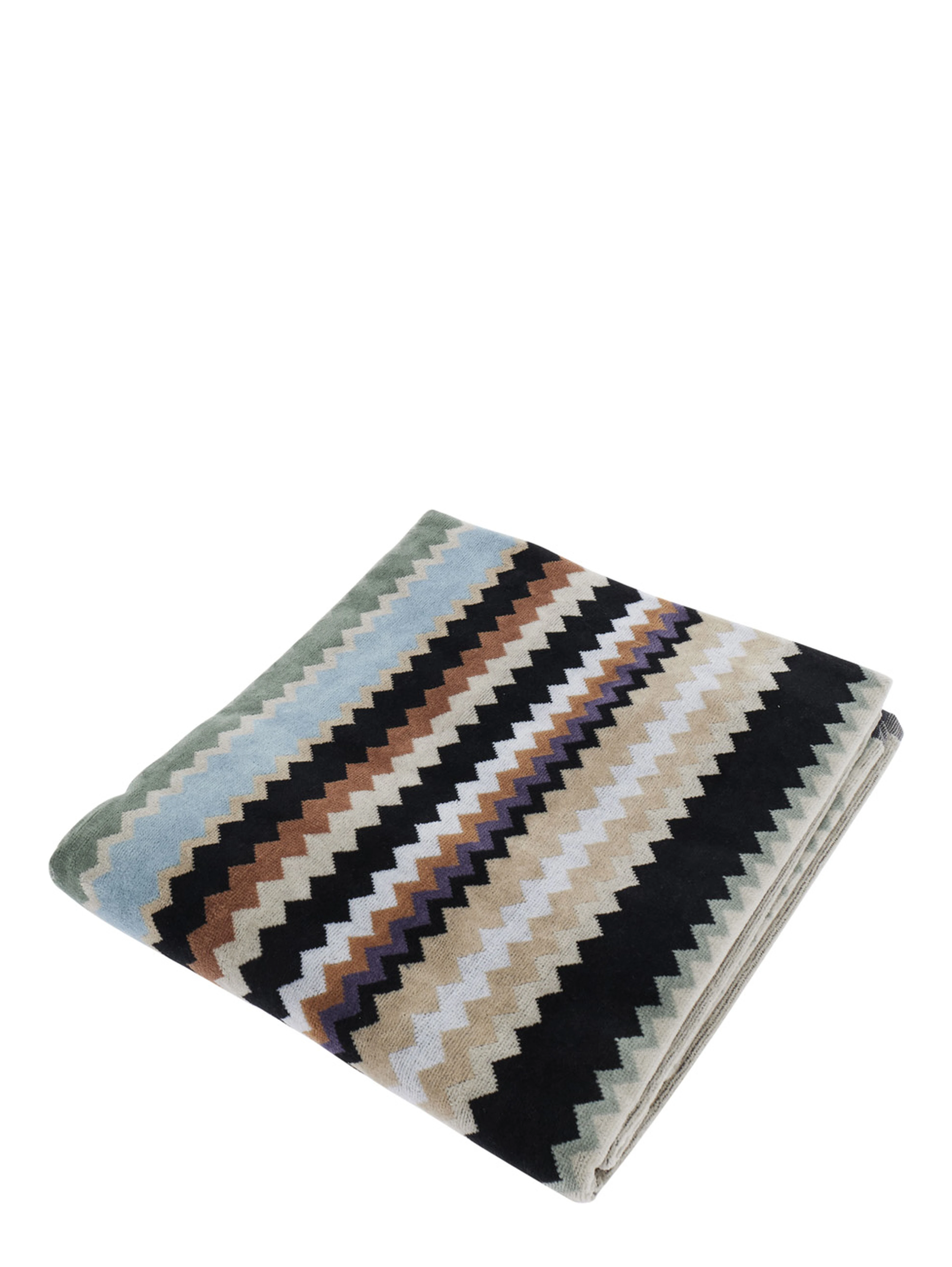 CURT Towel multicolored with zigzag motif in Tech Fabric unisex
