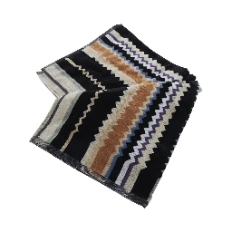 CURT Towel multicolored with zigzag motif in Tech Fabric unisex