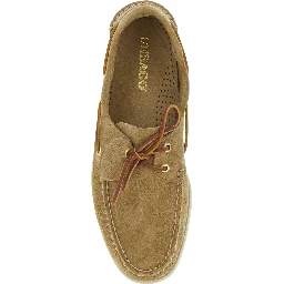 Portland Loafers Beige with Rounded Toe in Leather for Men