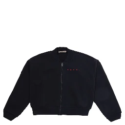 Blue Sweatshirt with logo lettering on the front in cotton Girl