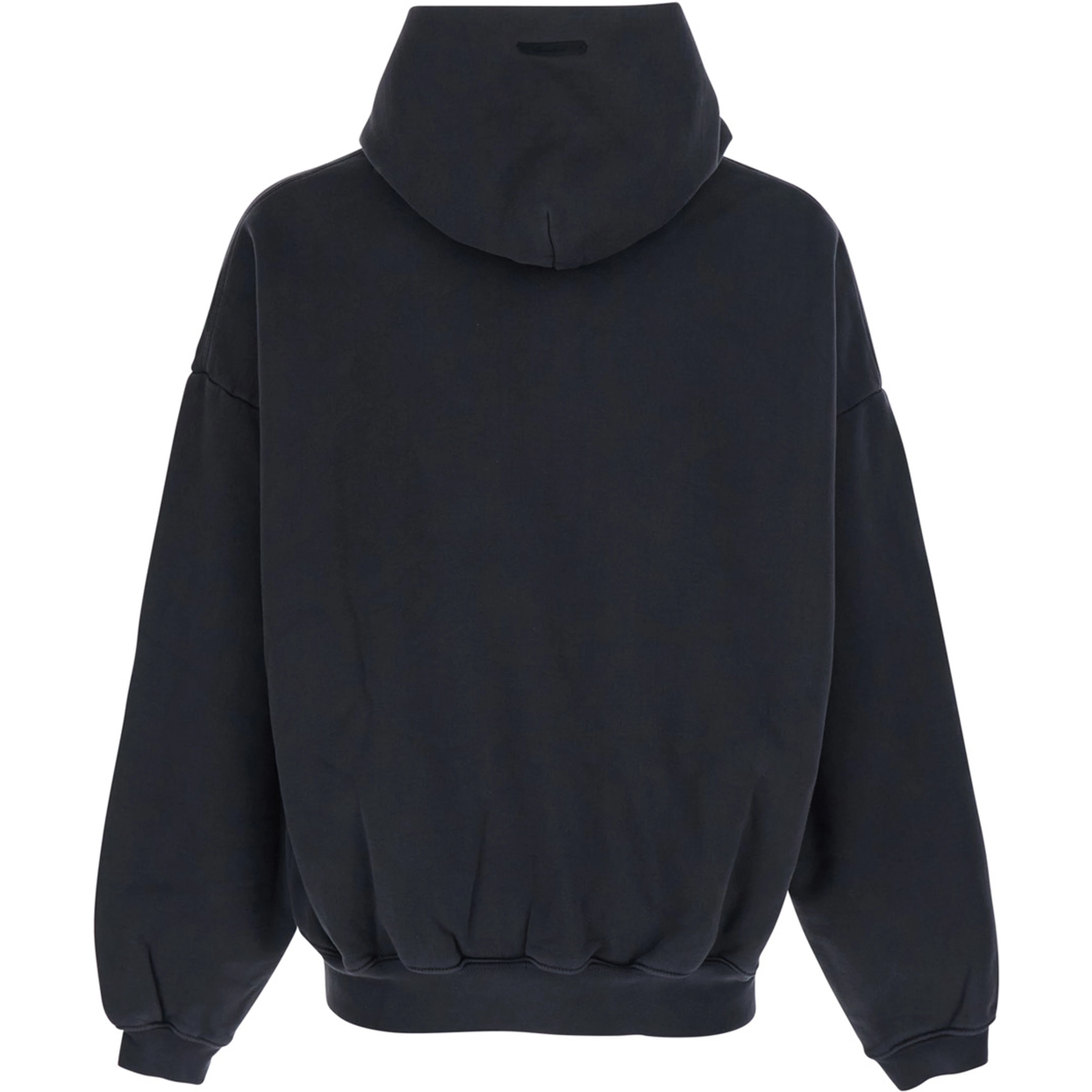 Hoodie CAMPUS 90S HOODIE ESSENTIALS - Black - Hoodie with kangaroo pocket and long sleeves - In Cotton - Men
