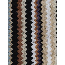 CURT Towel multicolored with zigzag motif in Tech Fabric unisex