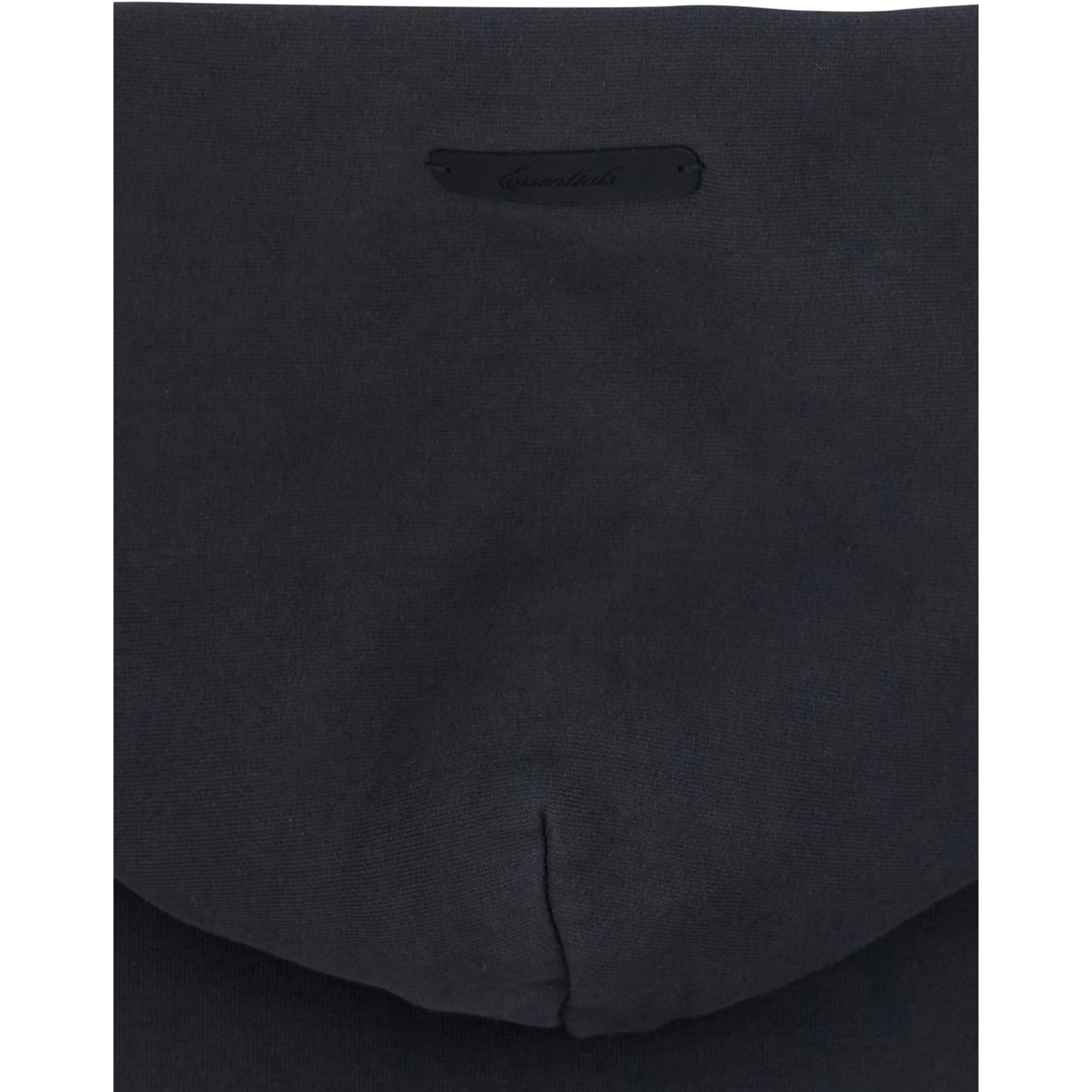 Hoodie CAMPUS 90S HOODIE ESSENTIALS - Black - Hoodie with kangaroo pocket and long sleeves - In Cotton - Men