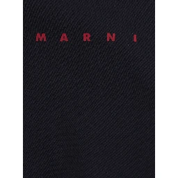 Blue Sweatshirt with logo lettering on the front in cotton Girl