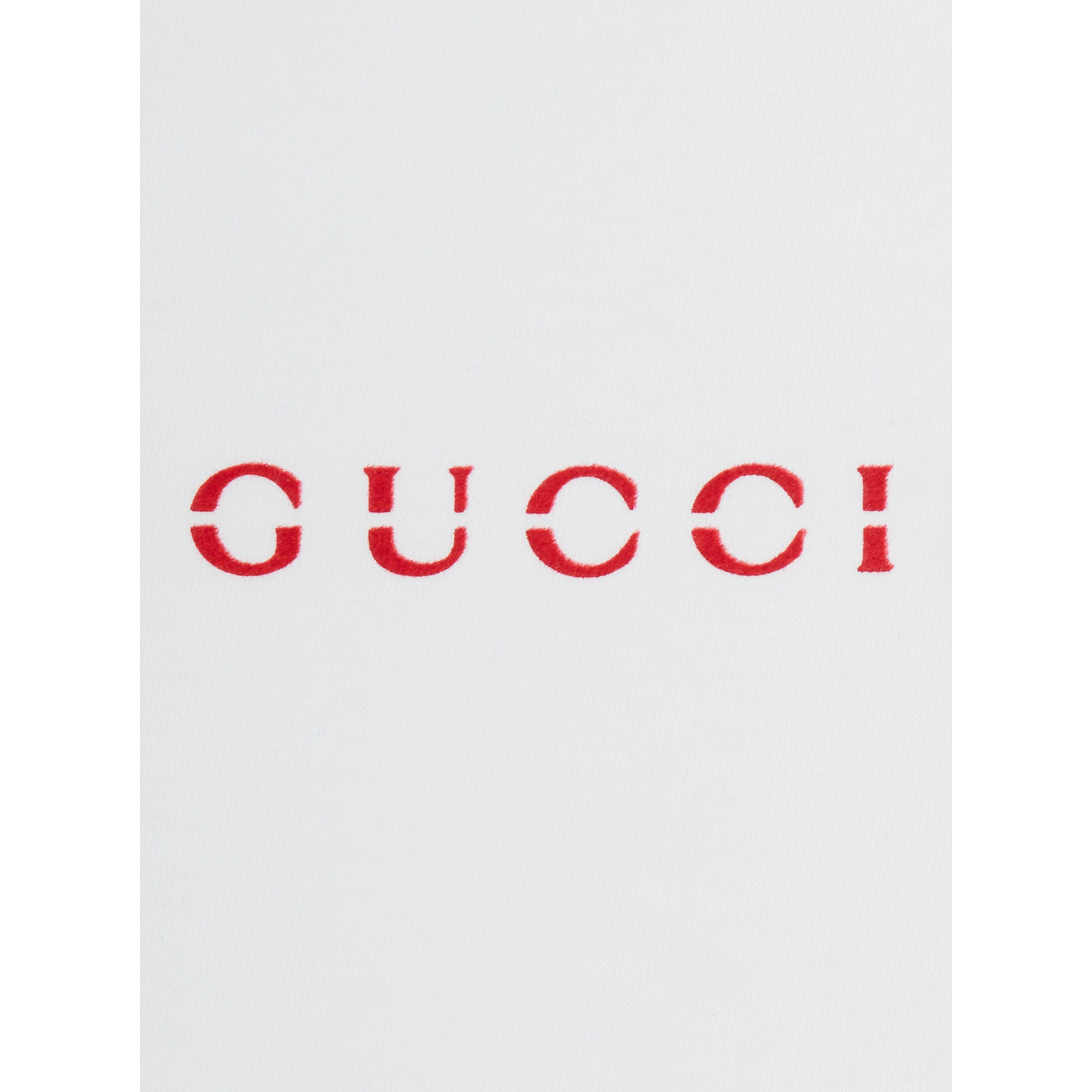 White Crew neck T-shirt with Logo lettering on the front in cotton Boy