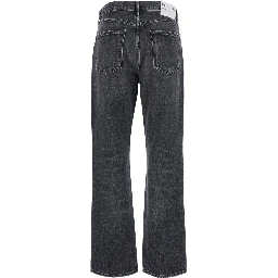 Lana Grey Jeans with Logo Patch on the Back in Denim for Women