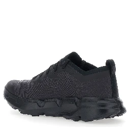 Cloudzone Black Sneakers with logo on the side and pull-tab at the heel in tech fabric for men