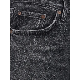 Lana Grey Jeans with Logo Patch on the Back in Denim for Women