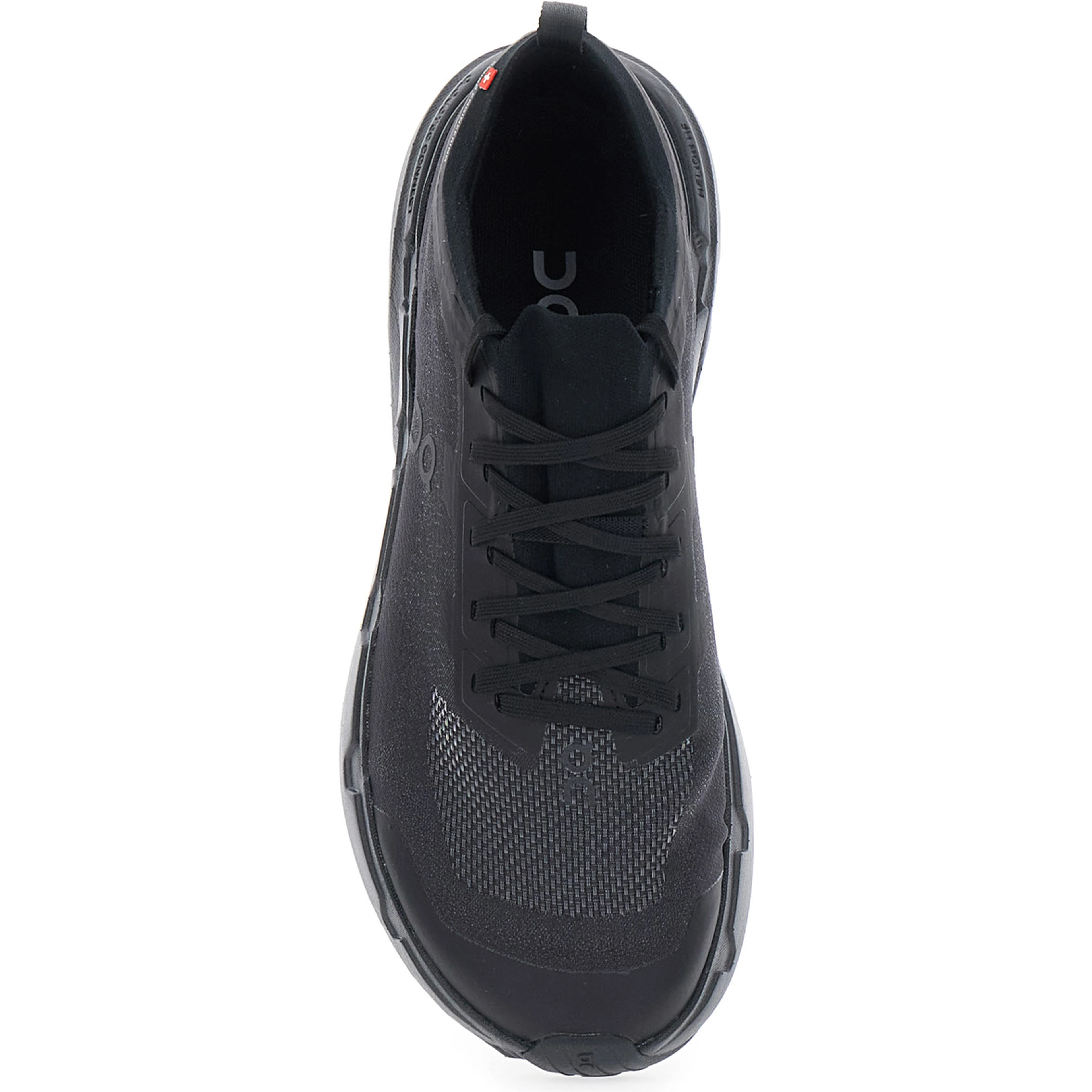 Cloudzone Black Sneakers with logo on the side and pull-tab at the heel in tech fabric for men