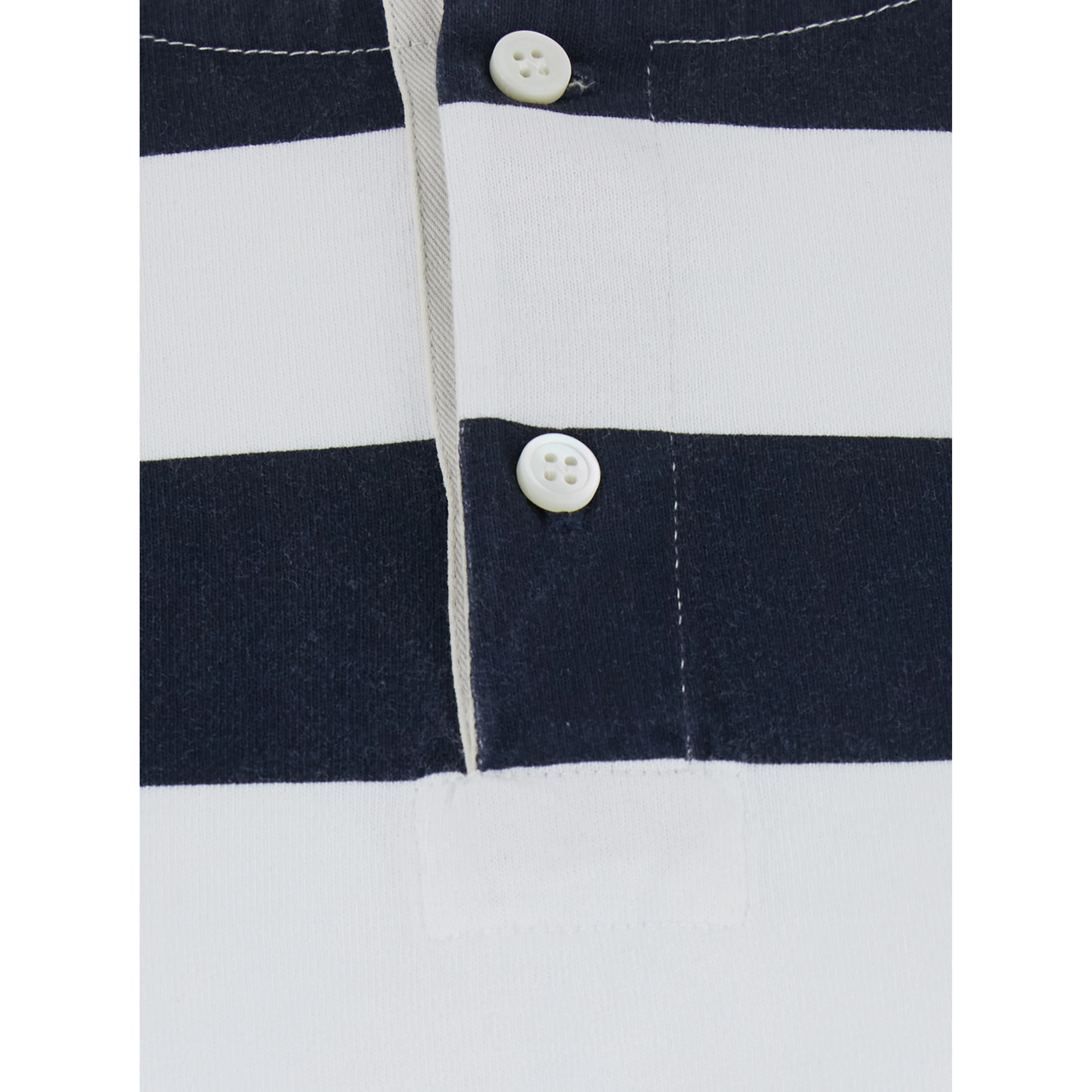 Blue Long Sleeve T-Shirt with Logo on Front in Cotton for Women