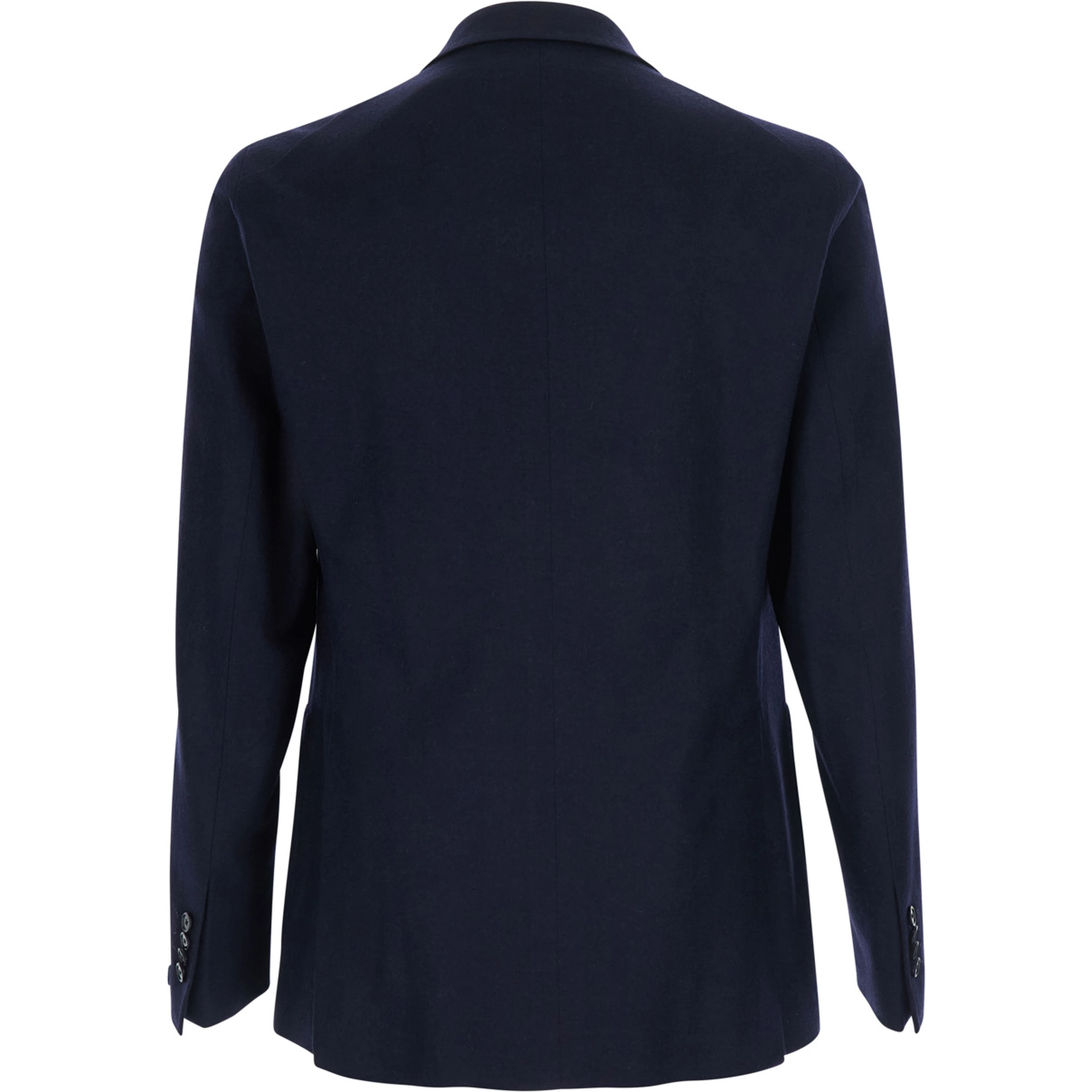 Montecarlo Double-breasted Jacket with Peak Revers in Blue