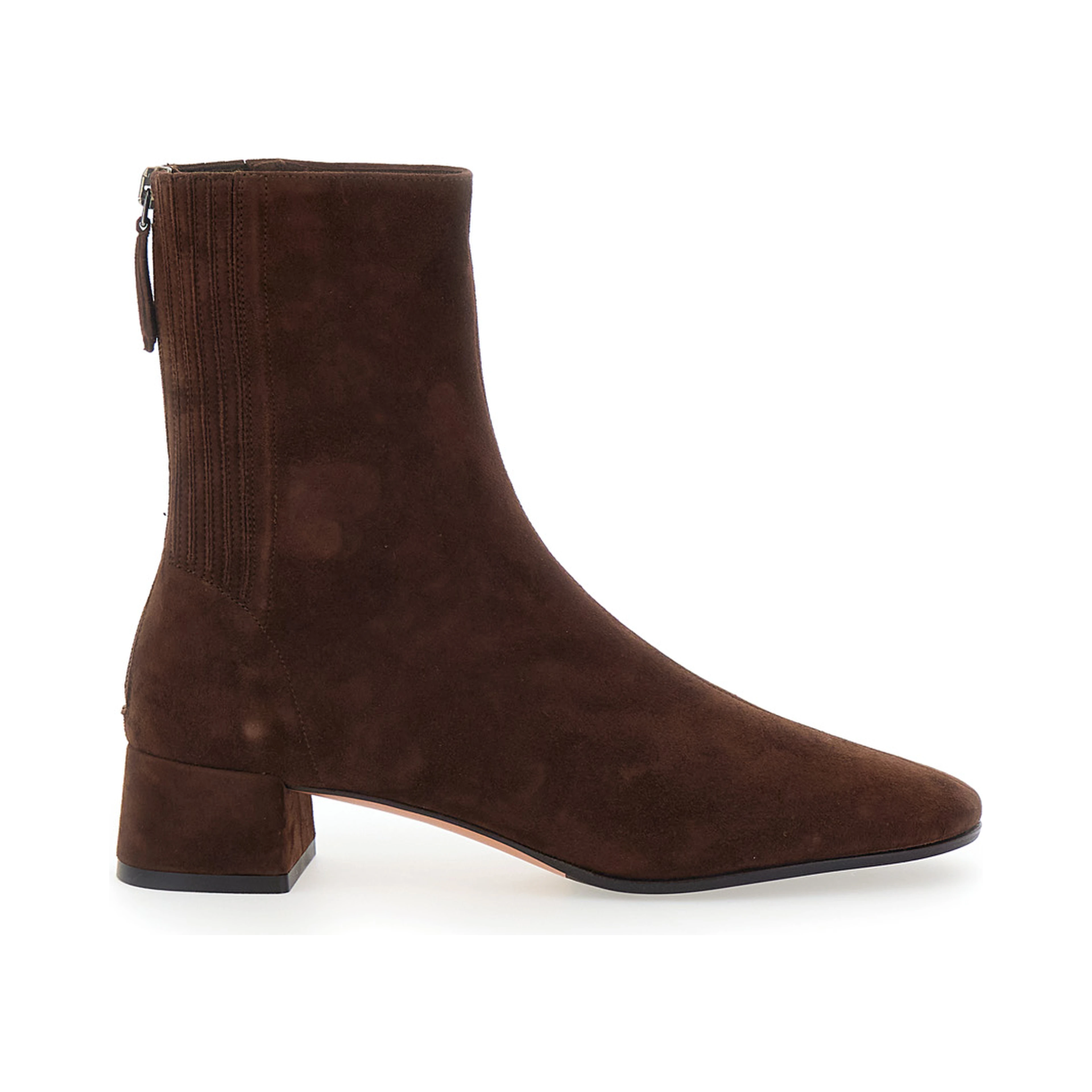 SAINT HONORE brown Ankle Boots with zip closure at the back in suede for Women