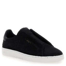 Low Sneakers Dice Laceless Slip-On in Black Suede Men