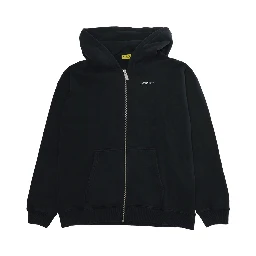 ARROWMONOGRAMHOODIEZIPUP is a hoodie with a zip made of Cotton and Black for boy