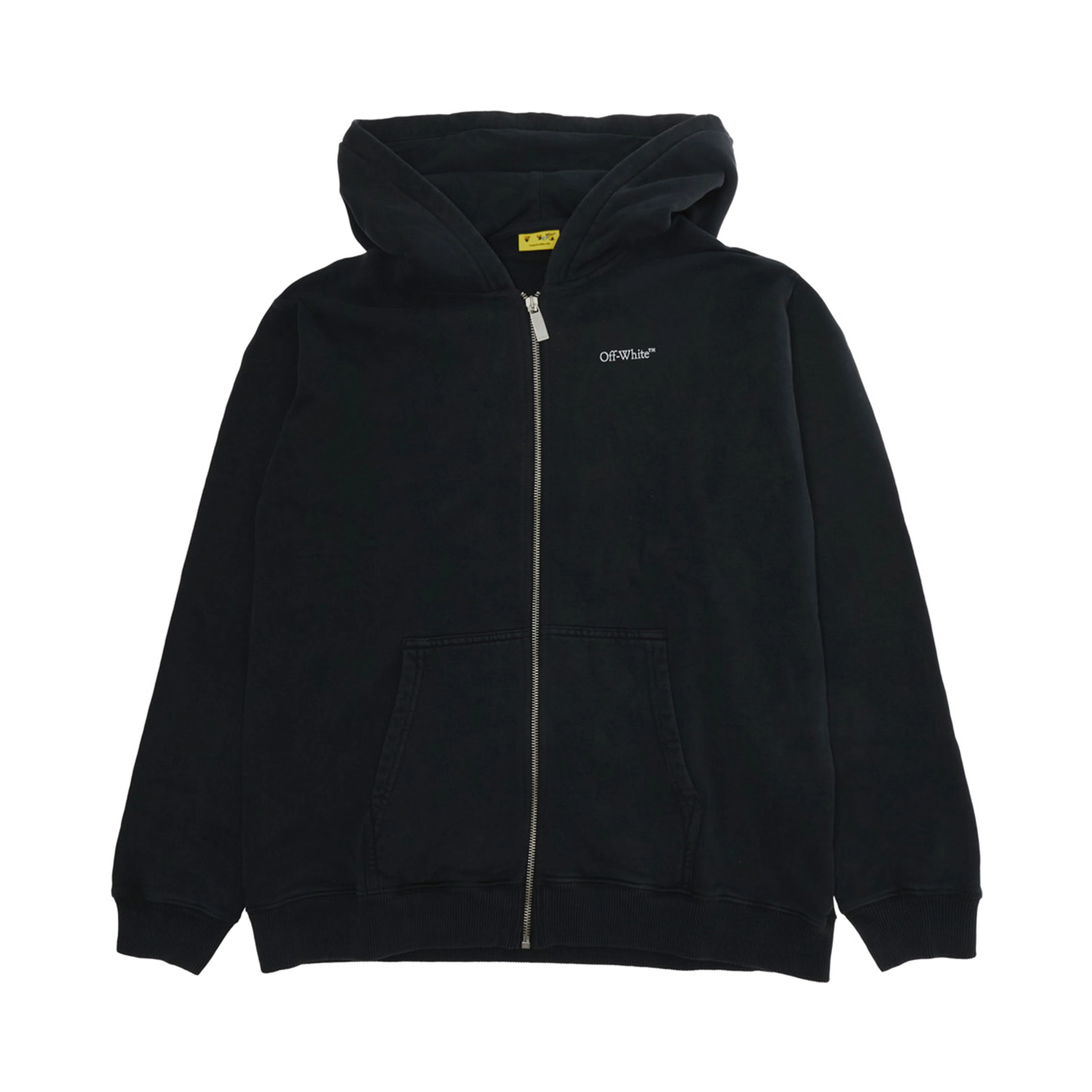 ARROWMONOGRAMHOODIEZIPUP is a hoodie with a zip made of Cotton and Black for boy