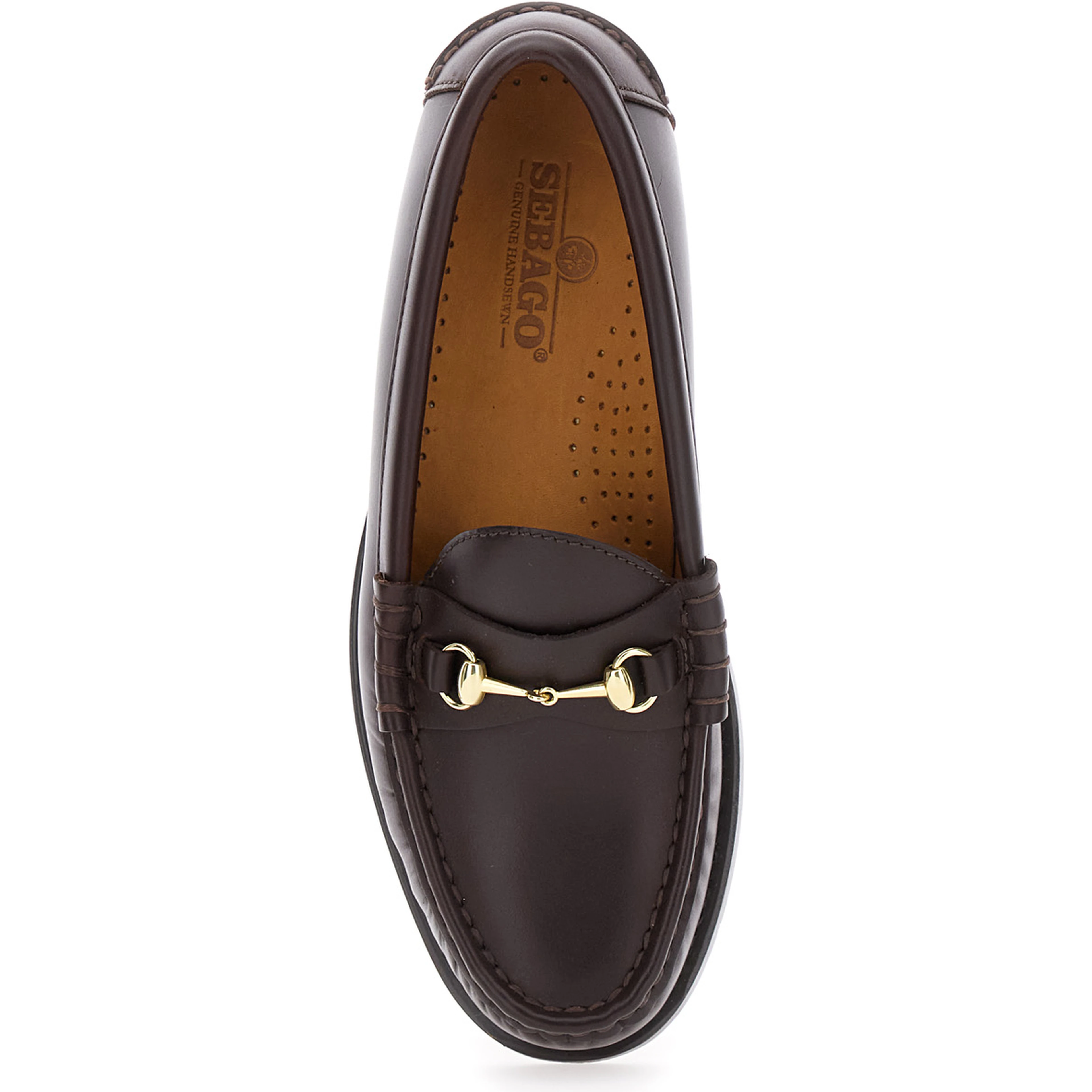 Loafers with Horsebit on the Front in Bordeaux Leather for Women