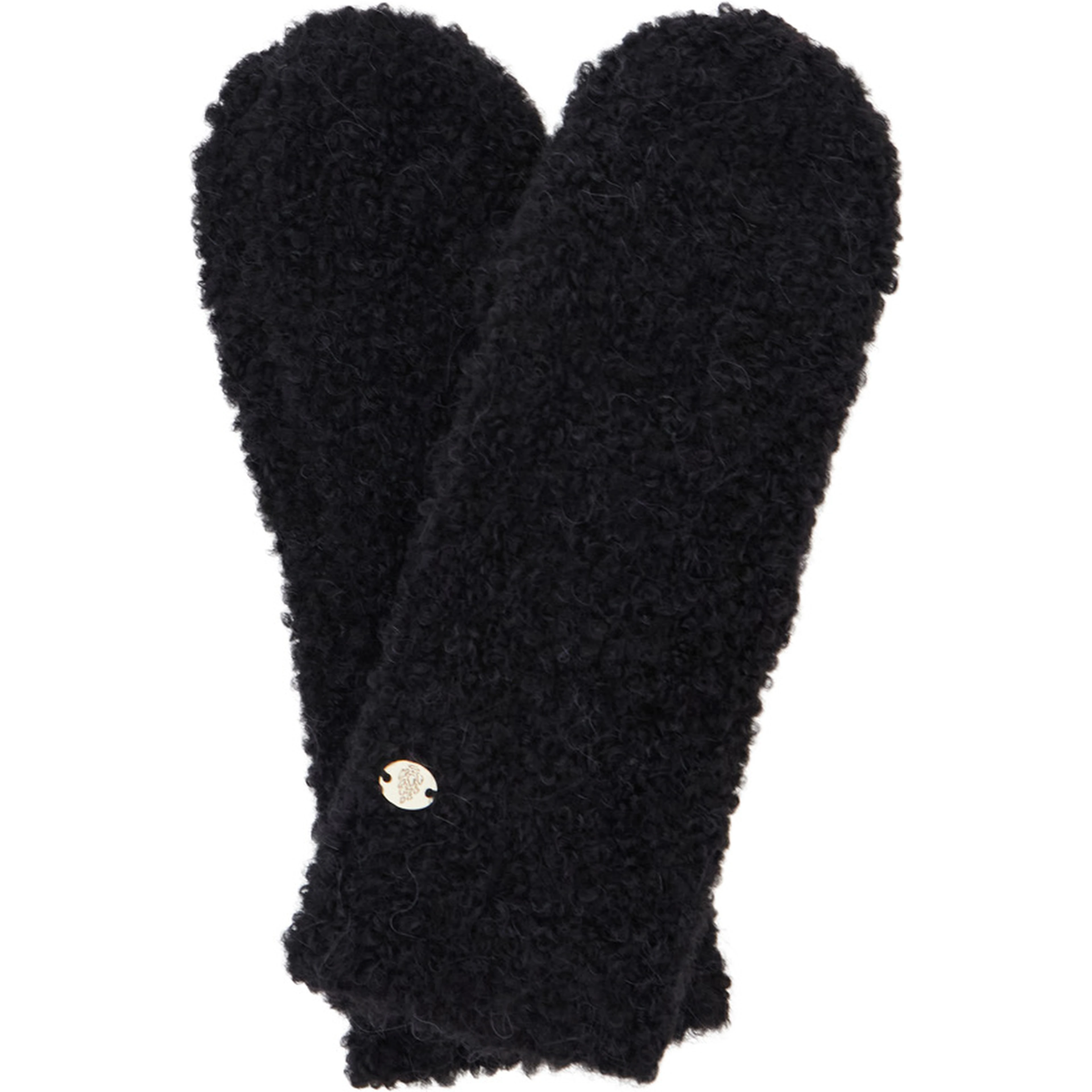 Elissy Gloves in blend of wool with Alpaca and Nylon black unisex