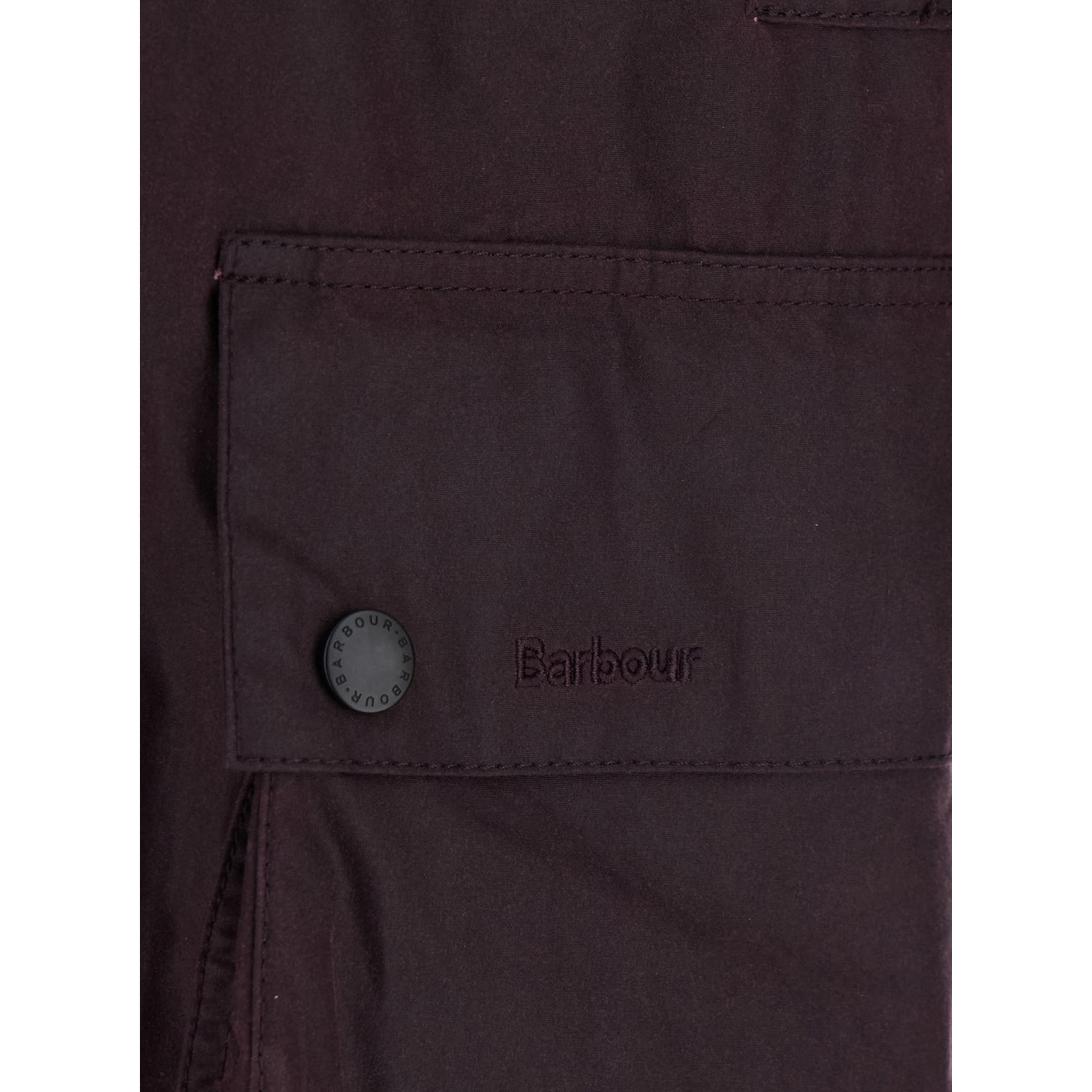 Beaufort Bordeaux Jacket with ribbed collar and cuffs with Check motif in cotton for men