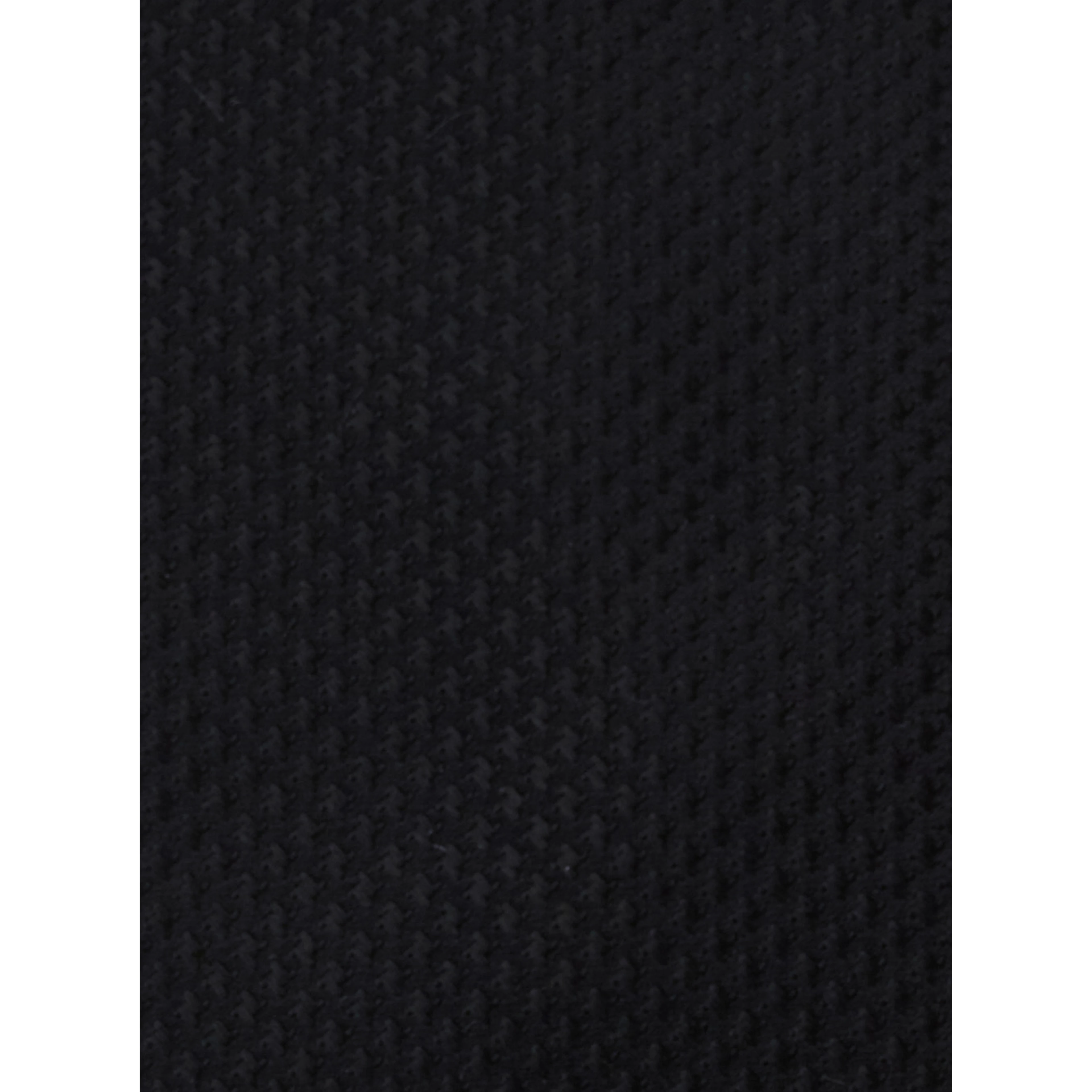 Black Tie with knot closure at the back in silk for men