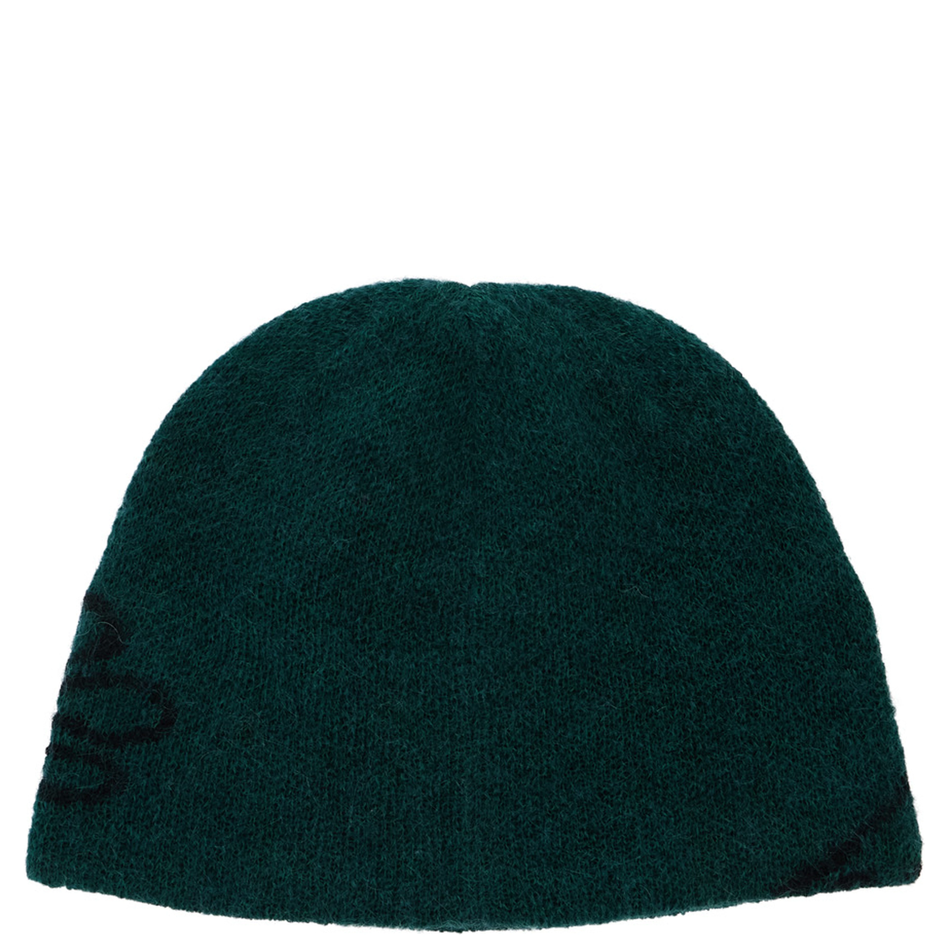 Cap with visor and tech fabric in green unisex