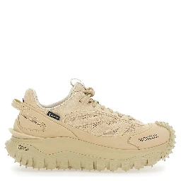Trailgrip Beige Sneakers Low Top with Logo lettering on the Side in Tech Fabric Women