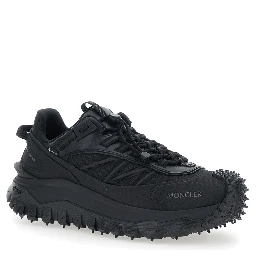 Trailgrip GTX Black  Low Top Sneakers with Logo Lettering on the Side in Leather and Tech Fabric for Men