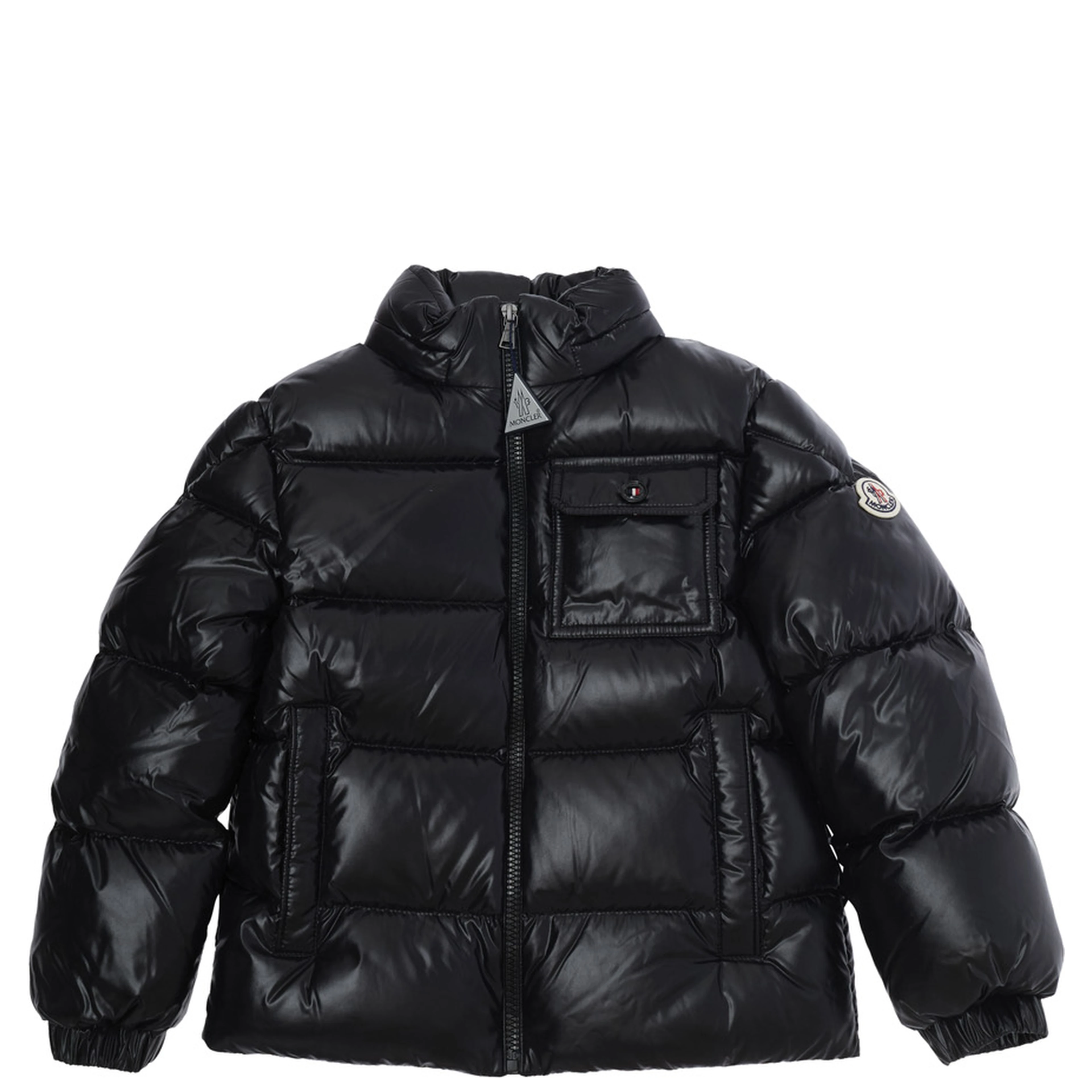 ALAXIOS JACKET with zip and hood in Tech Fabric black unisex