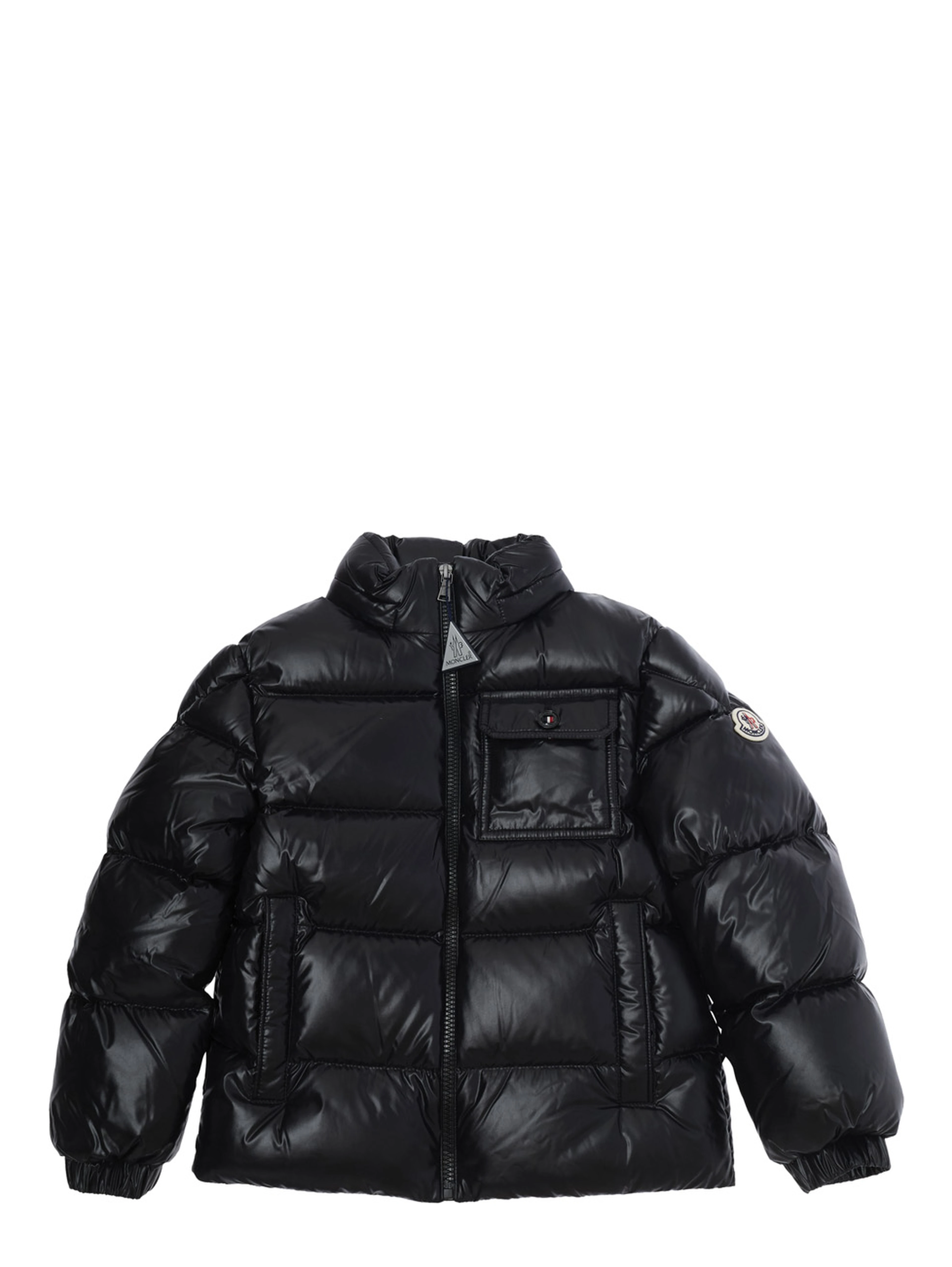 ALAXIOS JACKET with zip and hood in Tech Fabric black unisex