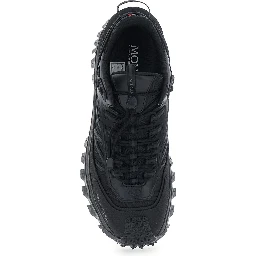 Trailgrip GTX Black  Low Top Sneakers with Logo Lettering on the Side in Leather and Tech Fabric for Men