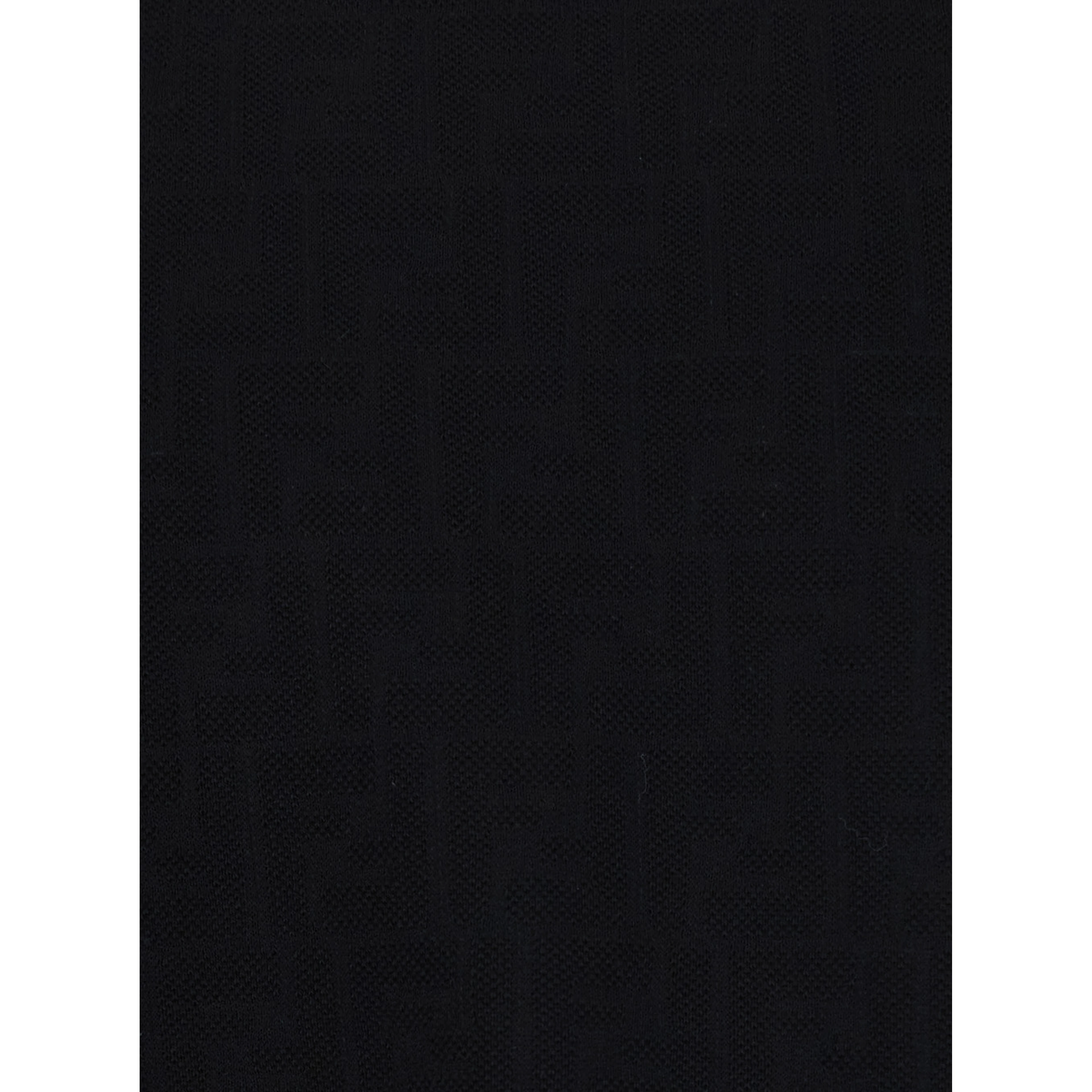 Black Crew neck T-shirt with all-over FF motif in cotton for men
