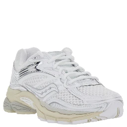 PROGRID OMNI 9 OG white Sneakers with metallic details and side logo in fabric unisex