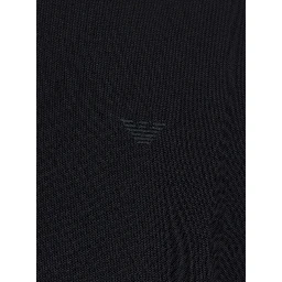 Black Short Sleeve Polo with Collar in Cotton for Men